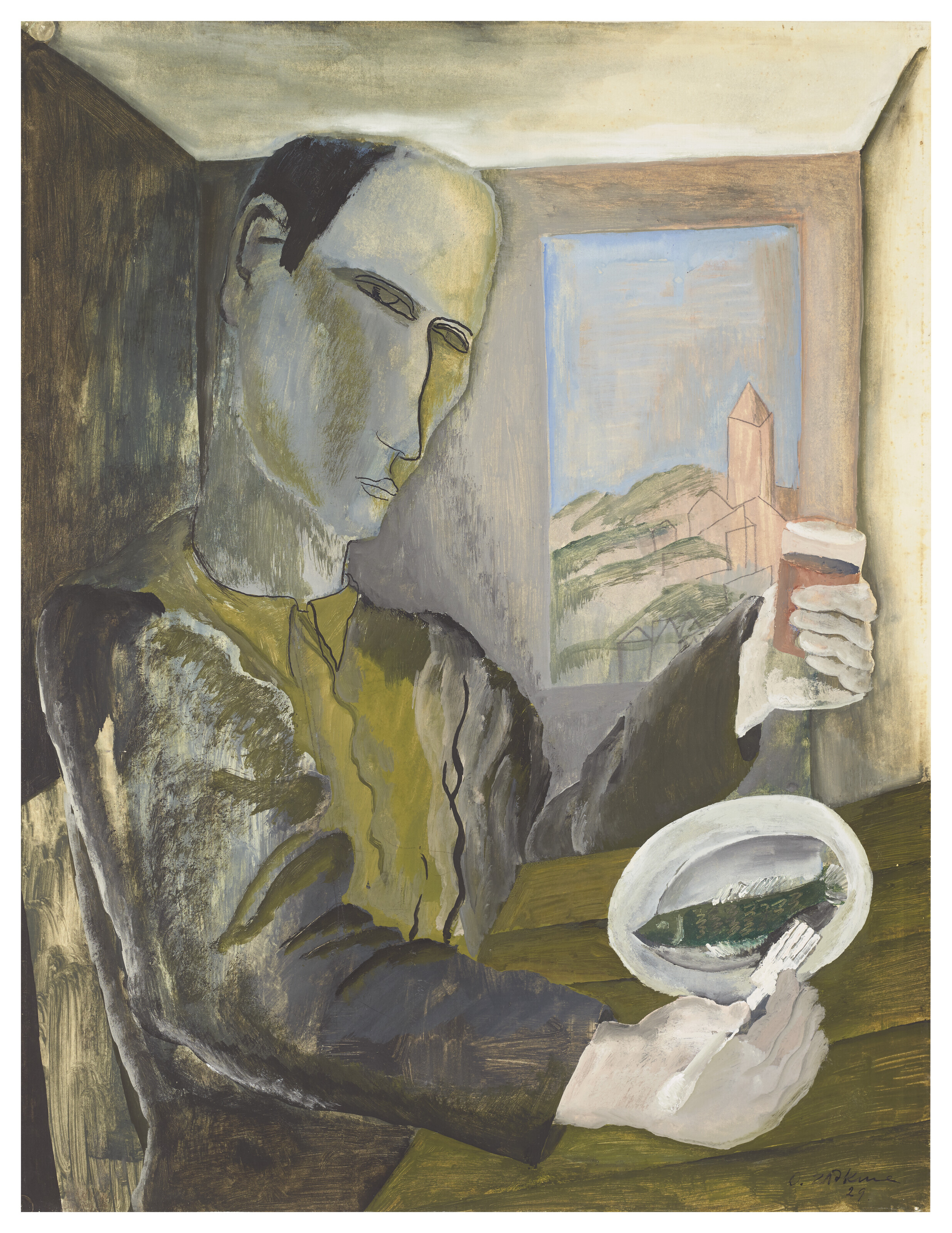 Léon Spilliaert (1881-1946), La Démocratie en marche