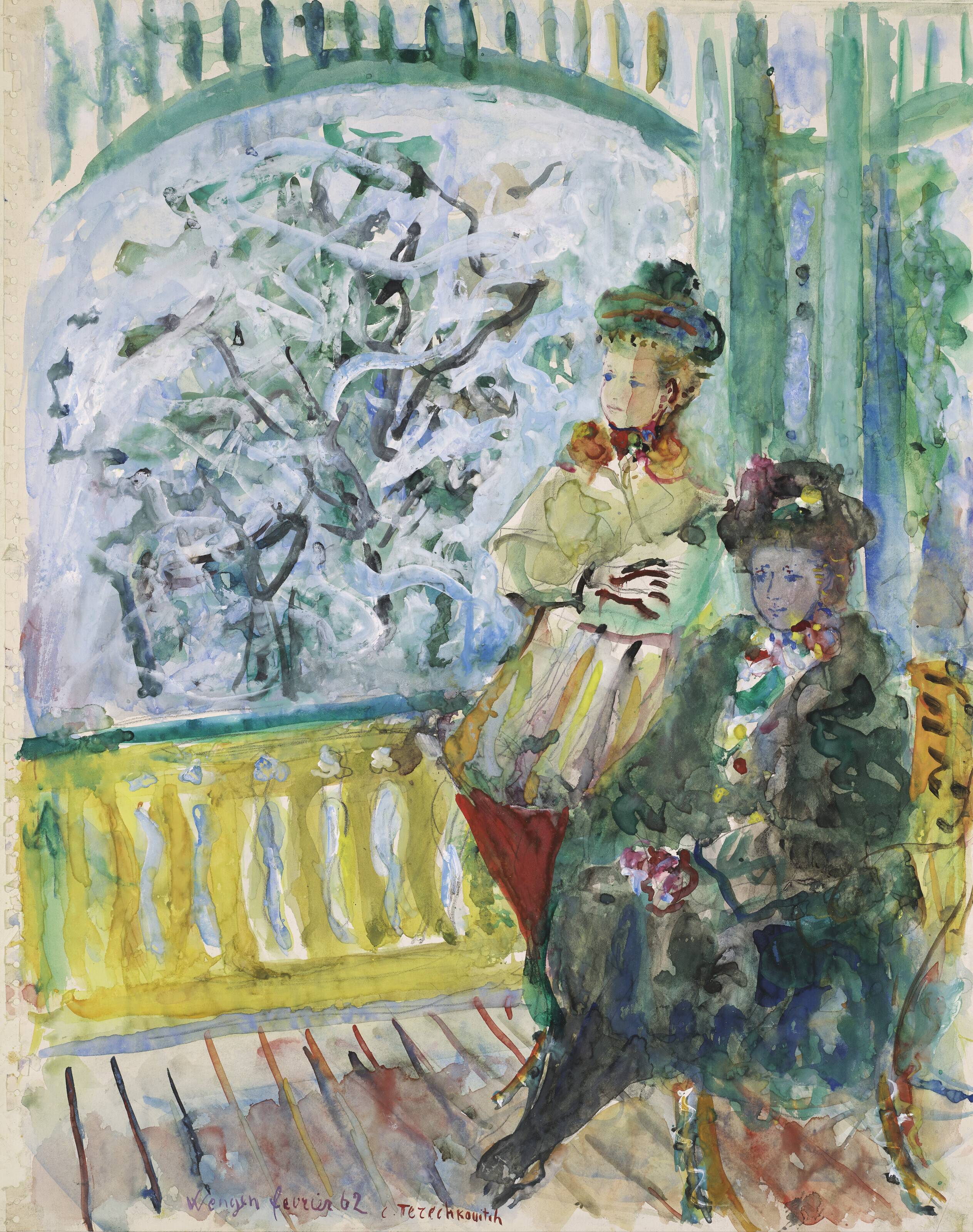 Hippolyte Petitjean (1854-1929), Femme dans un paysage | Christie's