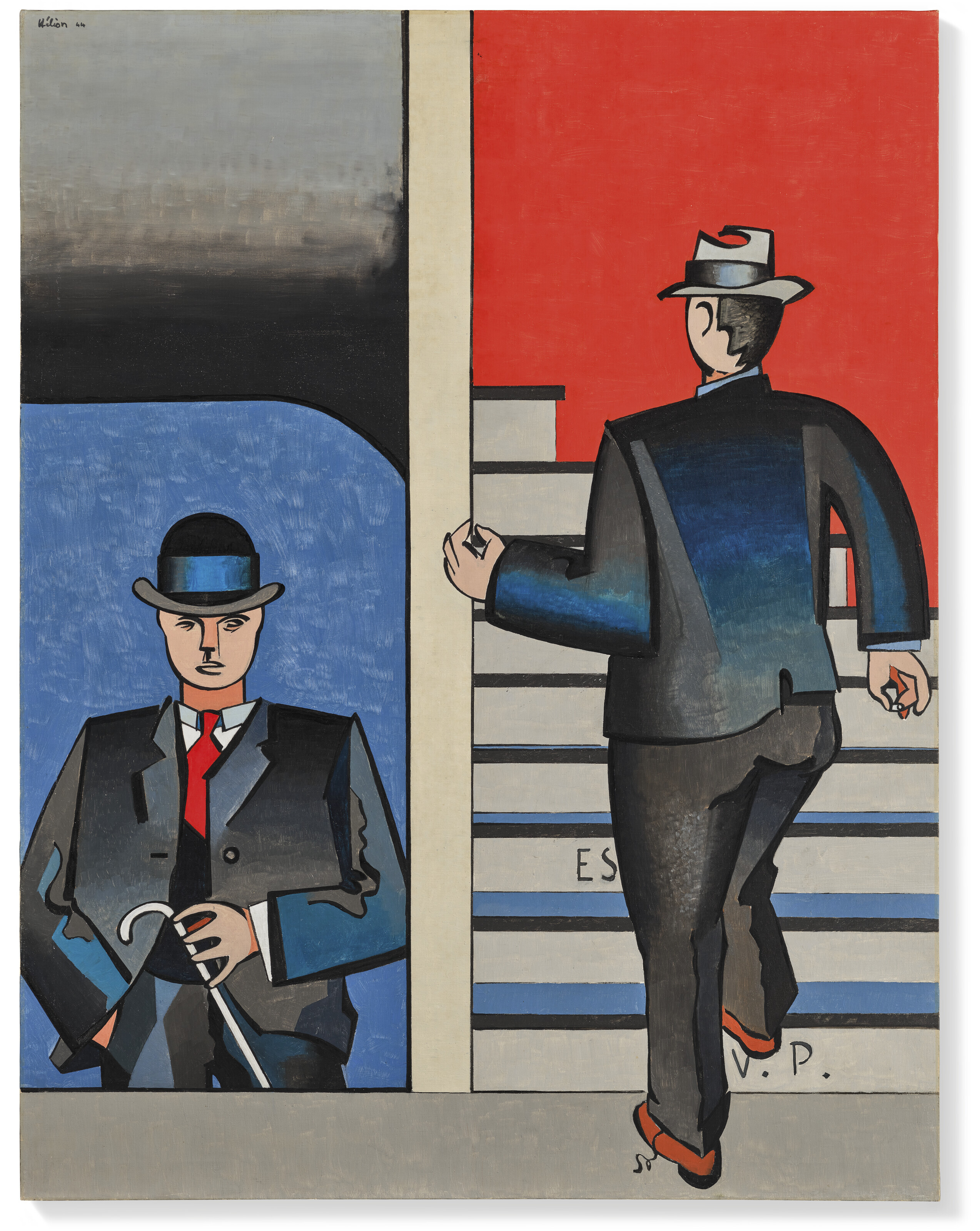 Jean H&eacute;lion (1904-1987), L&rsquo;escalier, 1944. Sold for &euro;1,086,000 on 28 June 2022 at Christie&rsquo;s in Paris