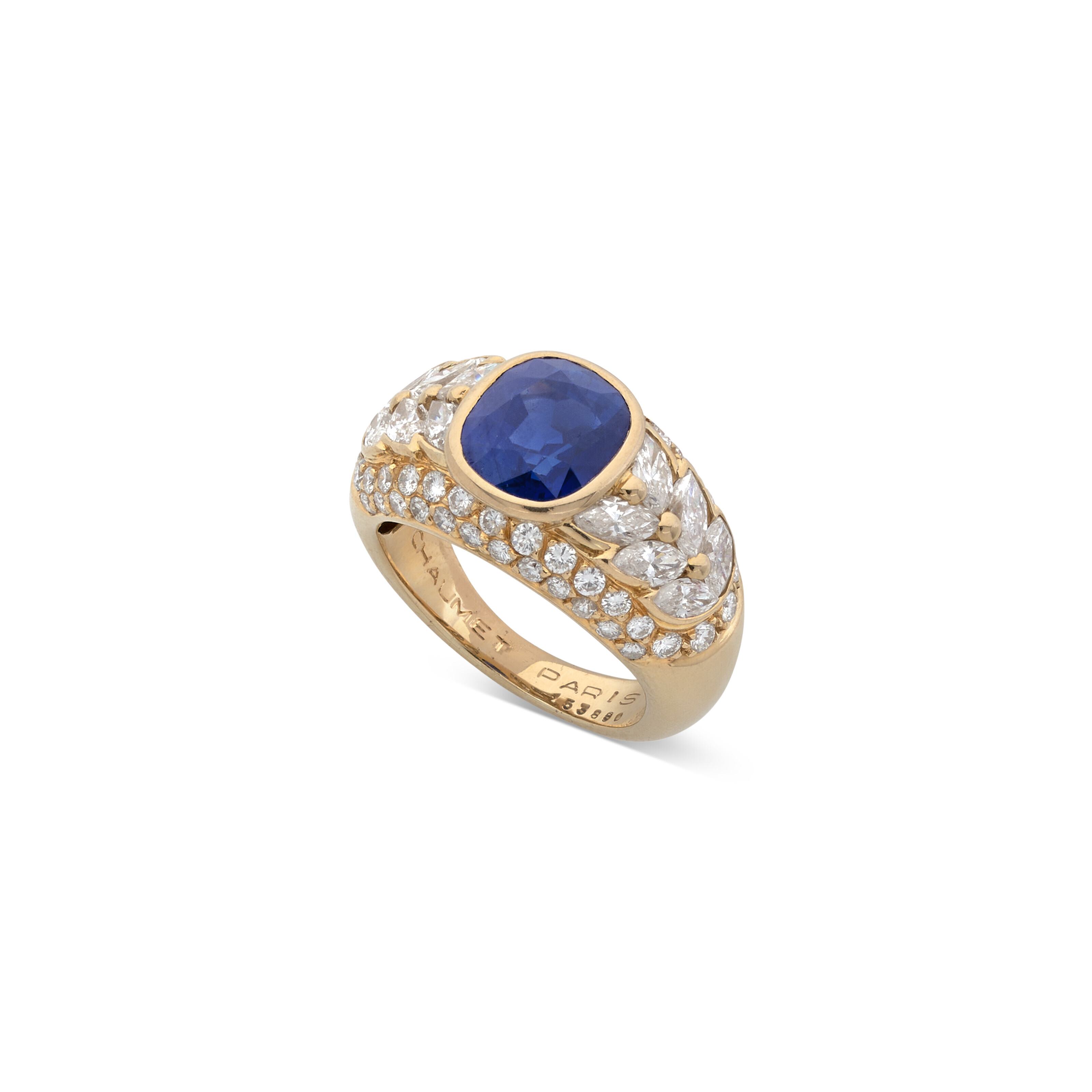 CHAUMET BAGUE SAPHIR ET DIAMANTS, | Christie’s