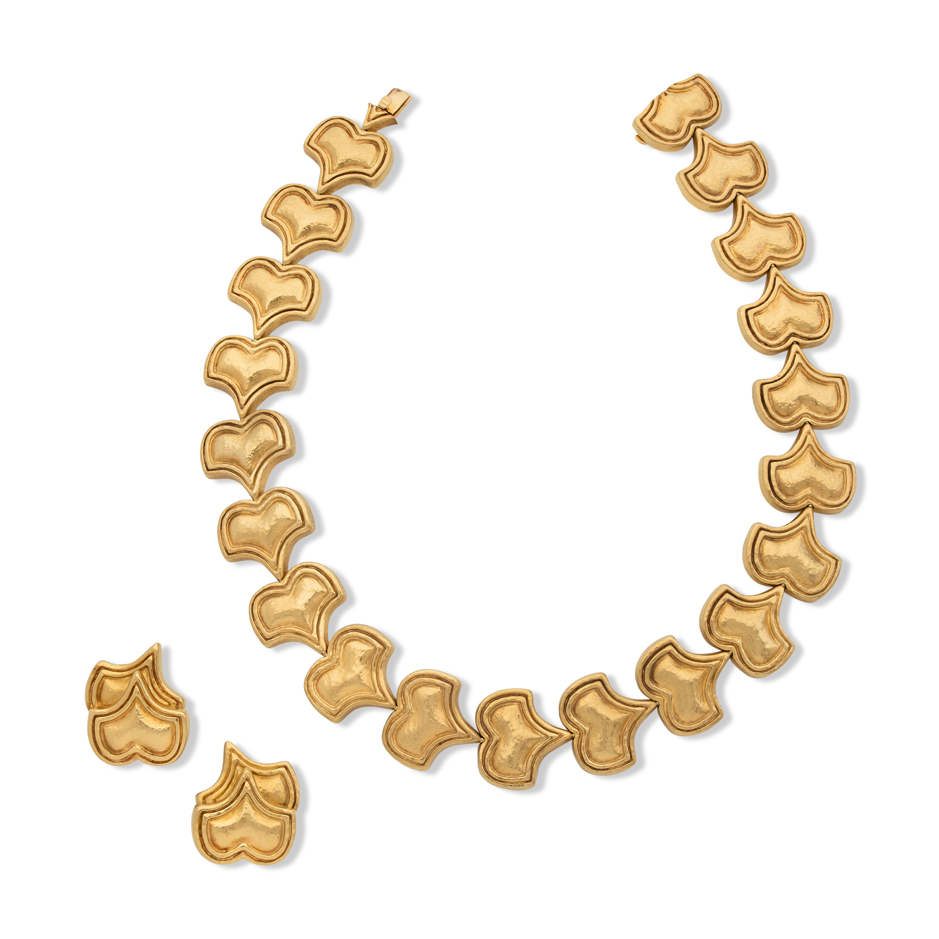 ensemble collier et boucles d’oreilles en zircon libellule drop Or