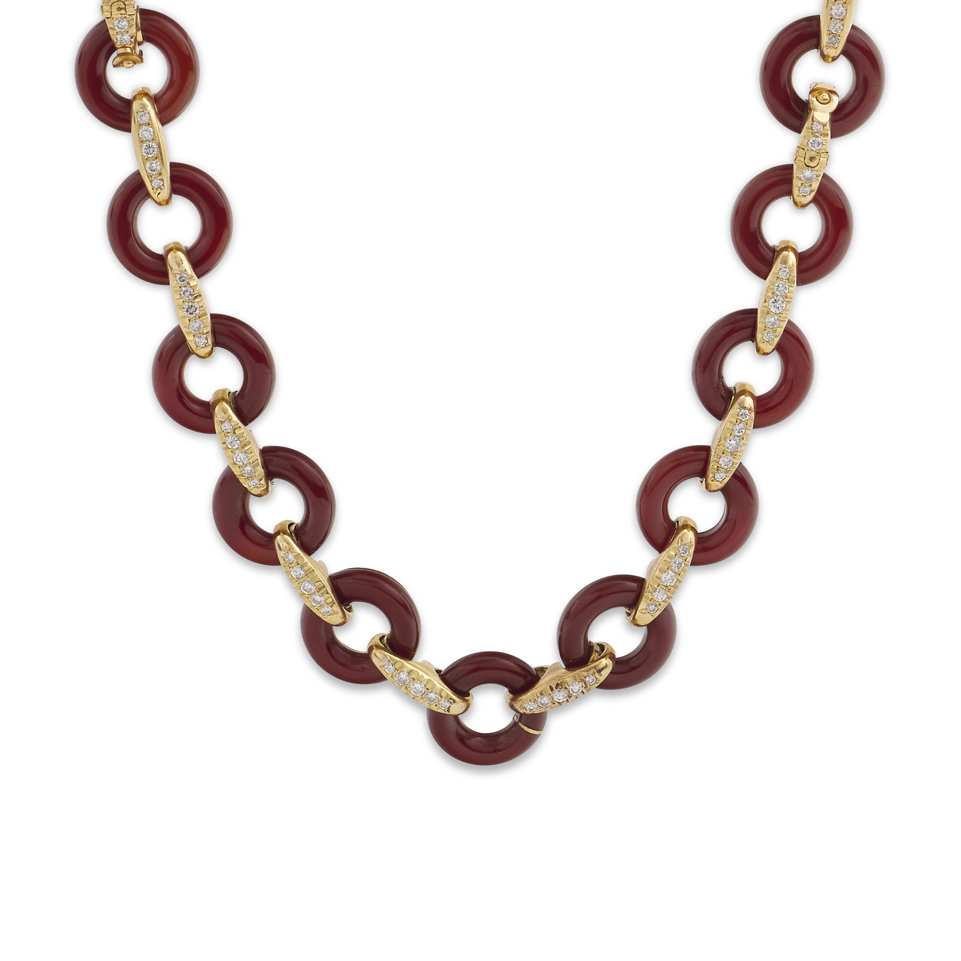 Sautoir En Cornaline Et Sélénite Avec Pendentif Fée Et Pierres De Lune - Longueur 71-80 Cm - Neuf Avec étiquettes
