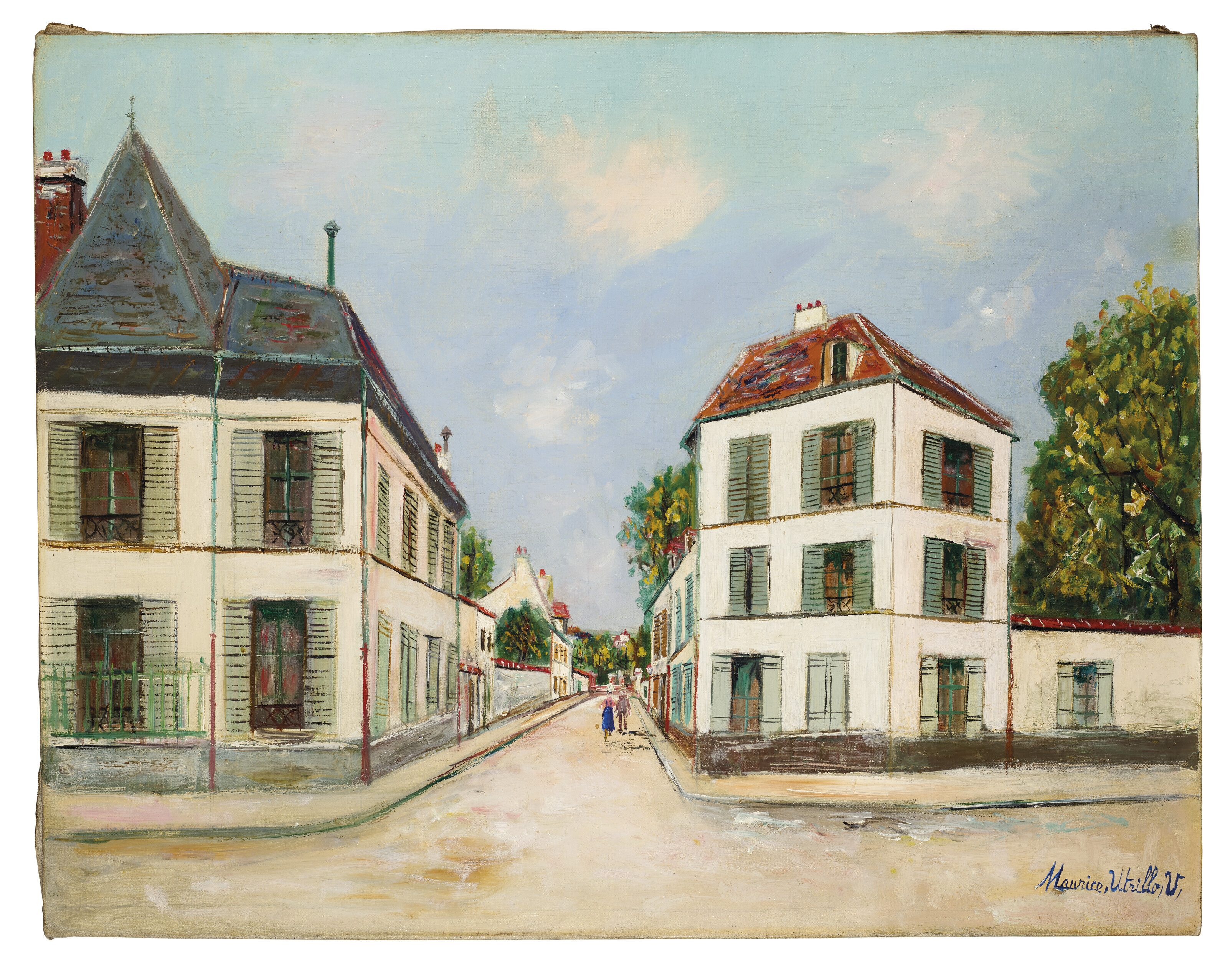Maurice Utrillo (1883-1955), Carrefour à Sannois | Christie's