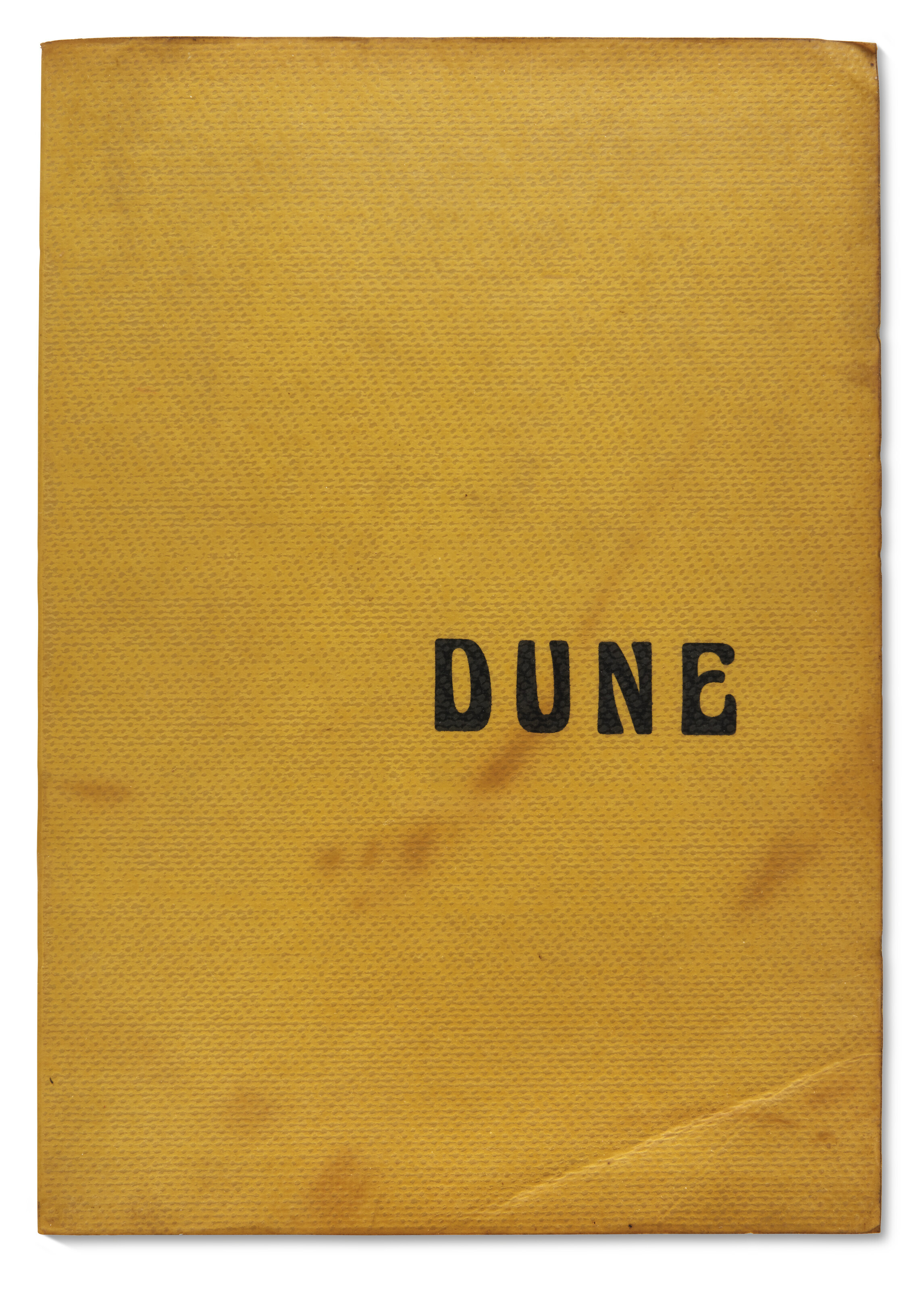 HERBERT, Frank (19201986), et Alejandro JODOROWSKY (né en 1929), Dune. Script original pour le