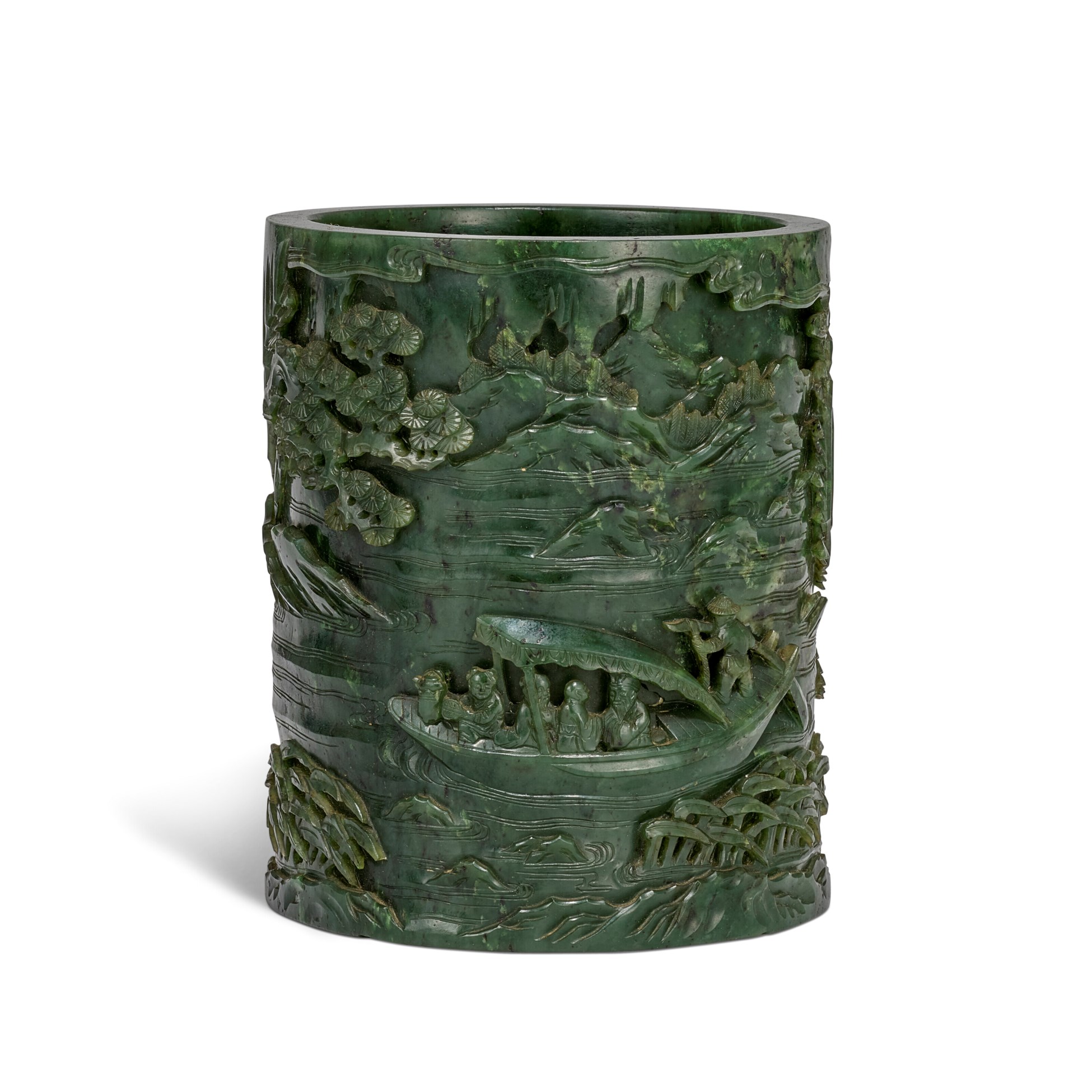 RARE !! POISSON EN JADE VERT DE MYANMAR : 138.71 CARATS