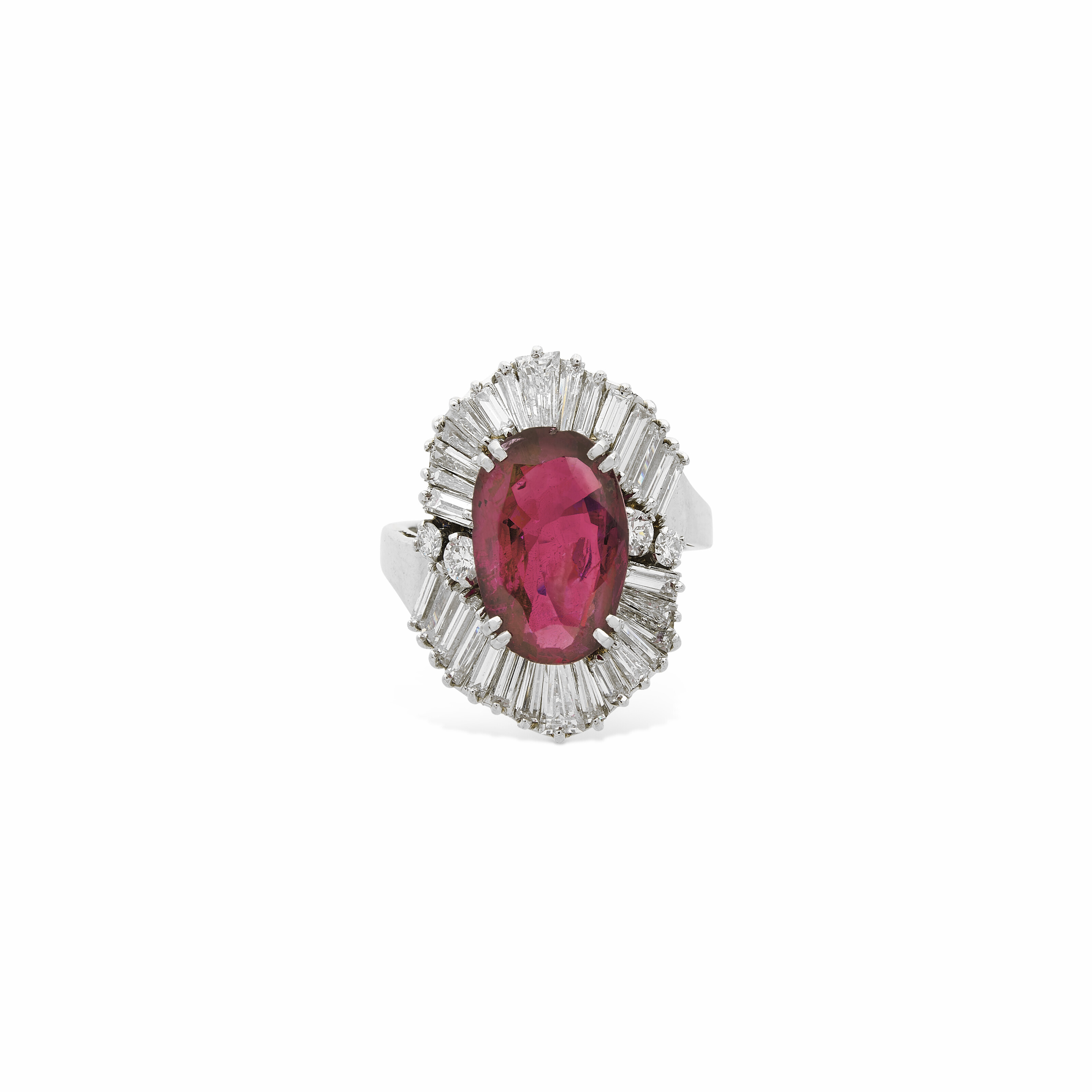 Bague En Argent 925 Rhodié Sertie Rubis Et Cz - Taille 62 - Marque Dolly-Bijoux - Neuf Avec étiquettes