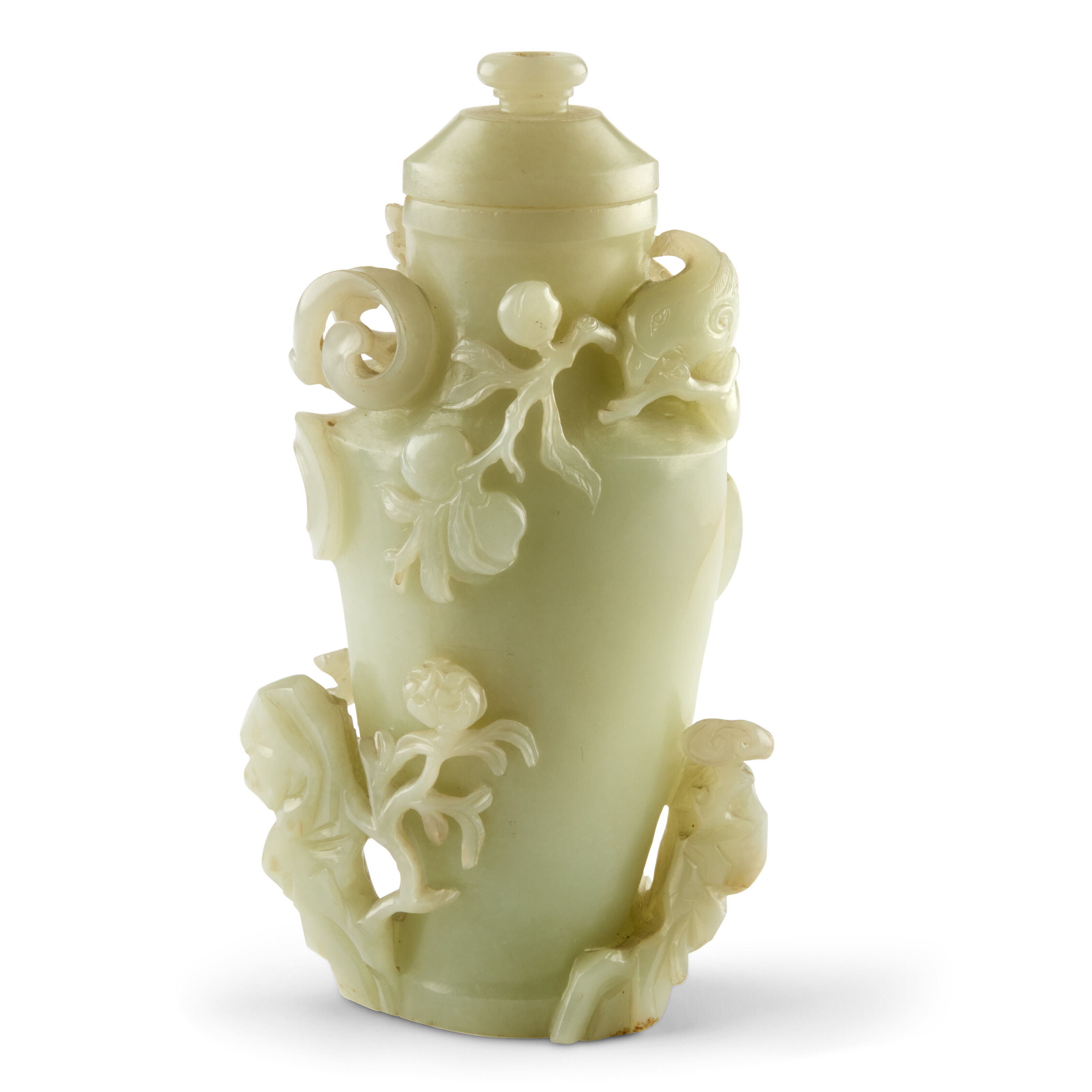 清青玉仿古龙纹瓶, CHINA, QING DYNASTY (1644-1911) | Christie's