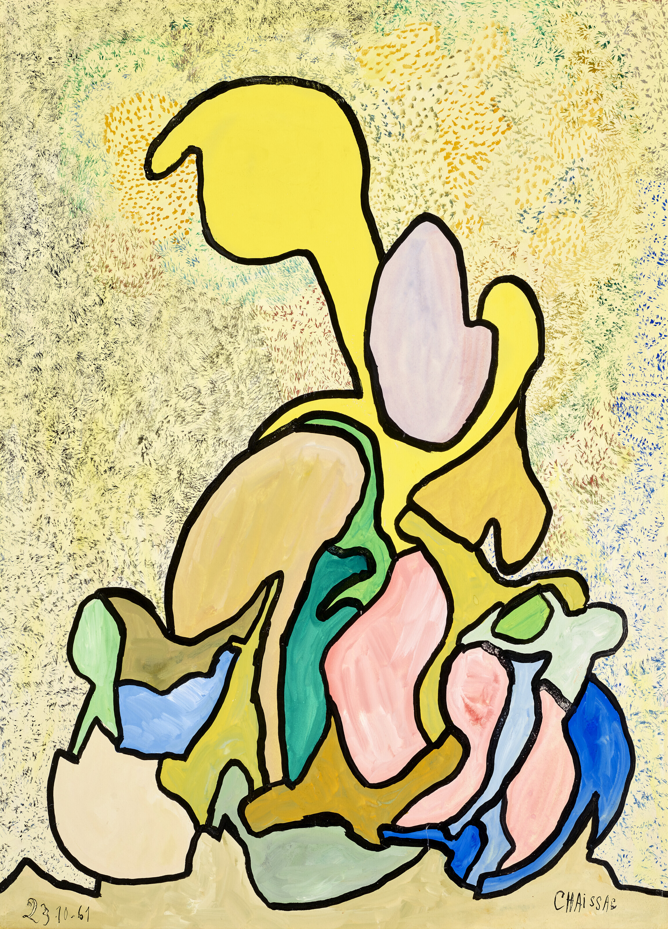 激安超安値 Gaston Christie's | Composition (1910-1964), Chaissac アート・デザイン・音楽