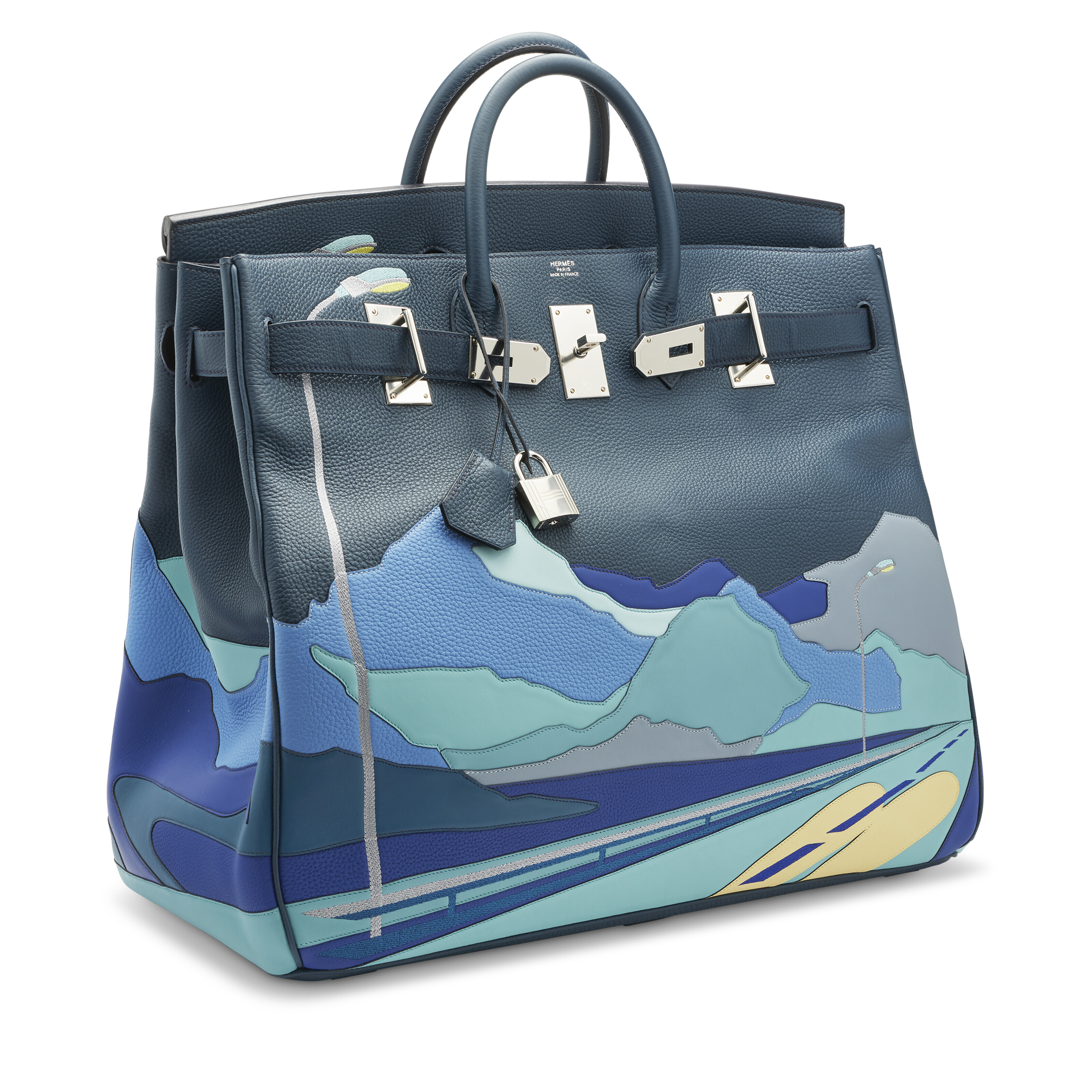 A LIMITED EDITION BLEU DE PRUSSE TOGO, SWIFT & CLÉMENCE LEATHER