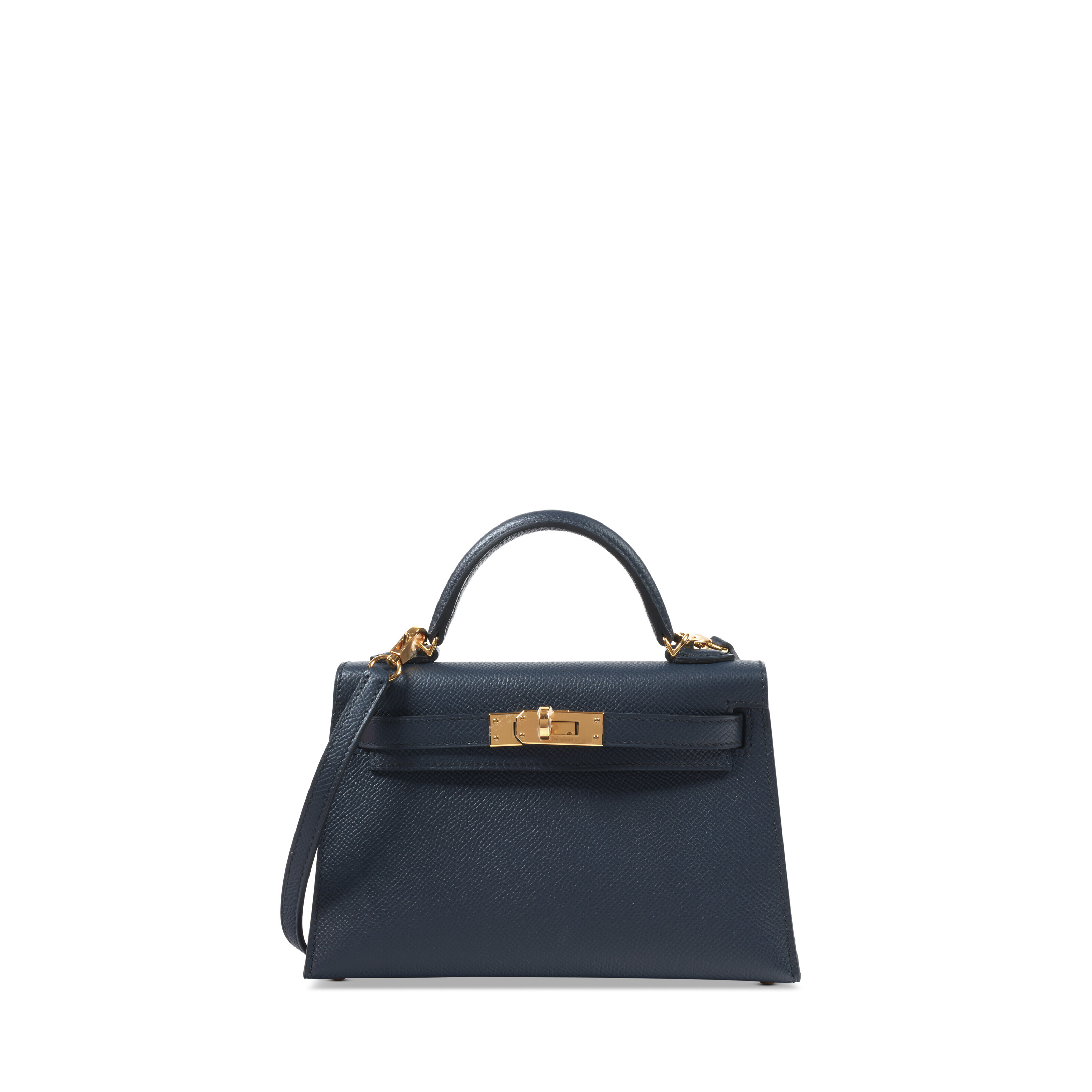 A LIMITED EDITION DEEP BLUE & BLEU IZMIR CHÈVRE LEATHER VERSO MINI