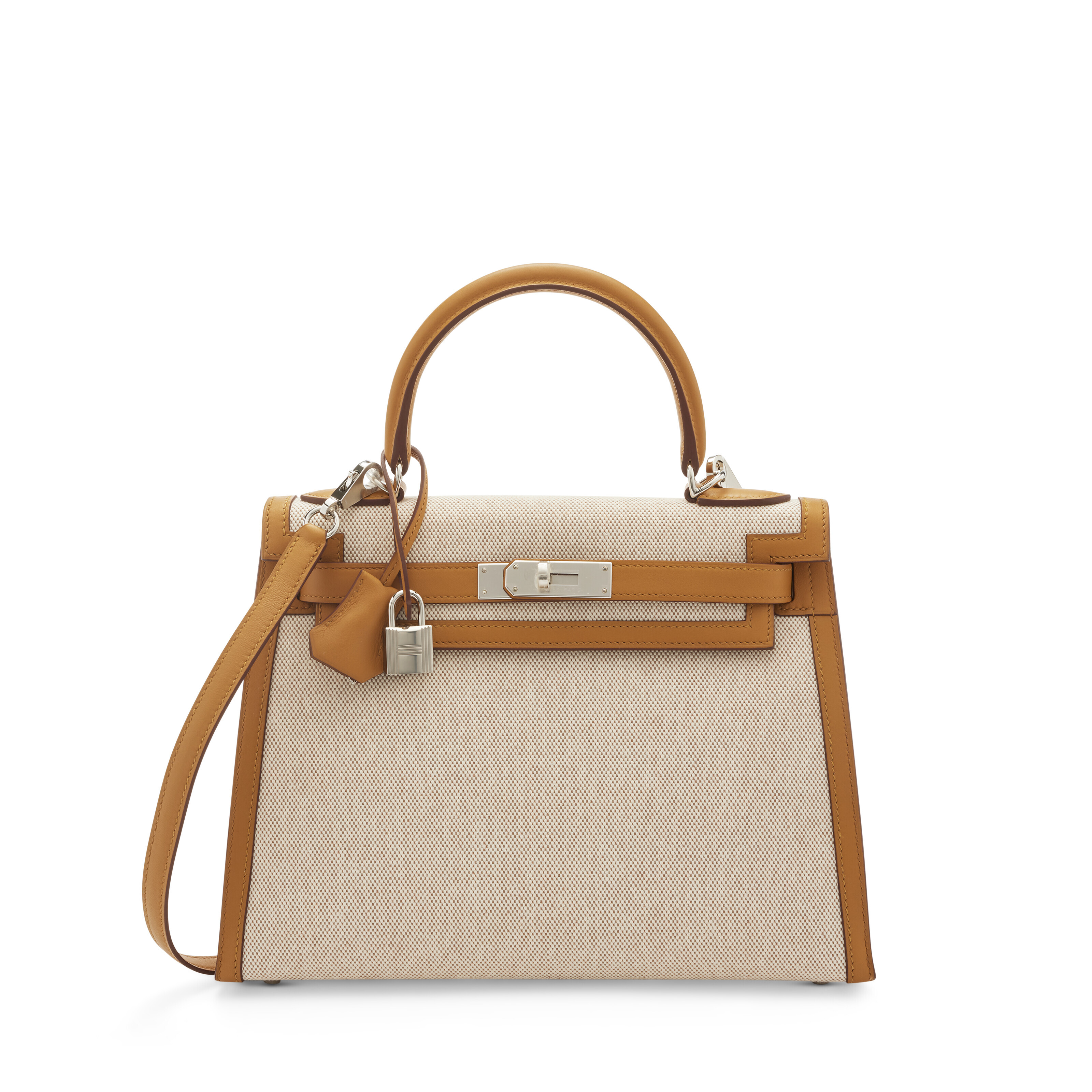 A LIMITED EDITION BISCUIT SWIFT LEATHER & ÉCRU TOILE H KELLY
