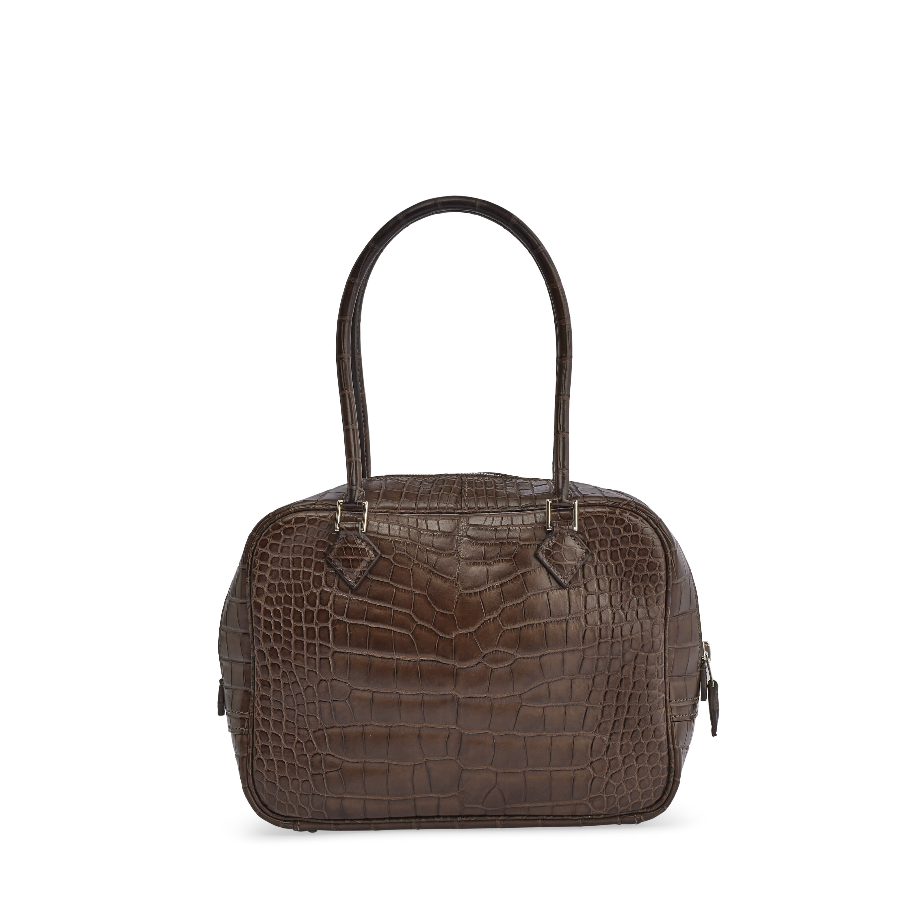 A BRONZE DORÉ VEAU MADAME SELLIER KELLY 25 WITH GOLD HARDWARE