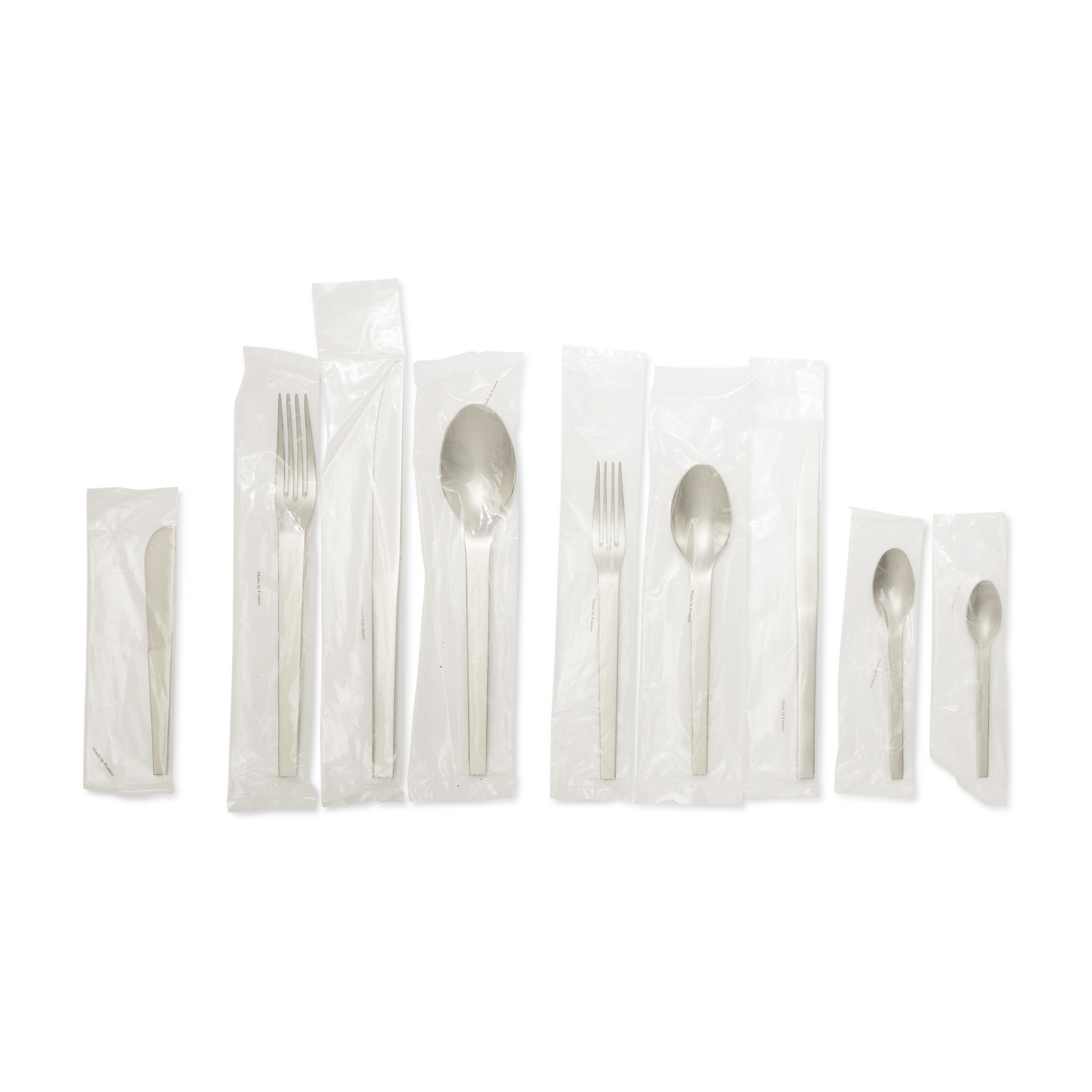 A SET OF SEVENTY TWO HTS STAINLESS STEEL CUTLERY, HERMÈS, 2020S