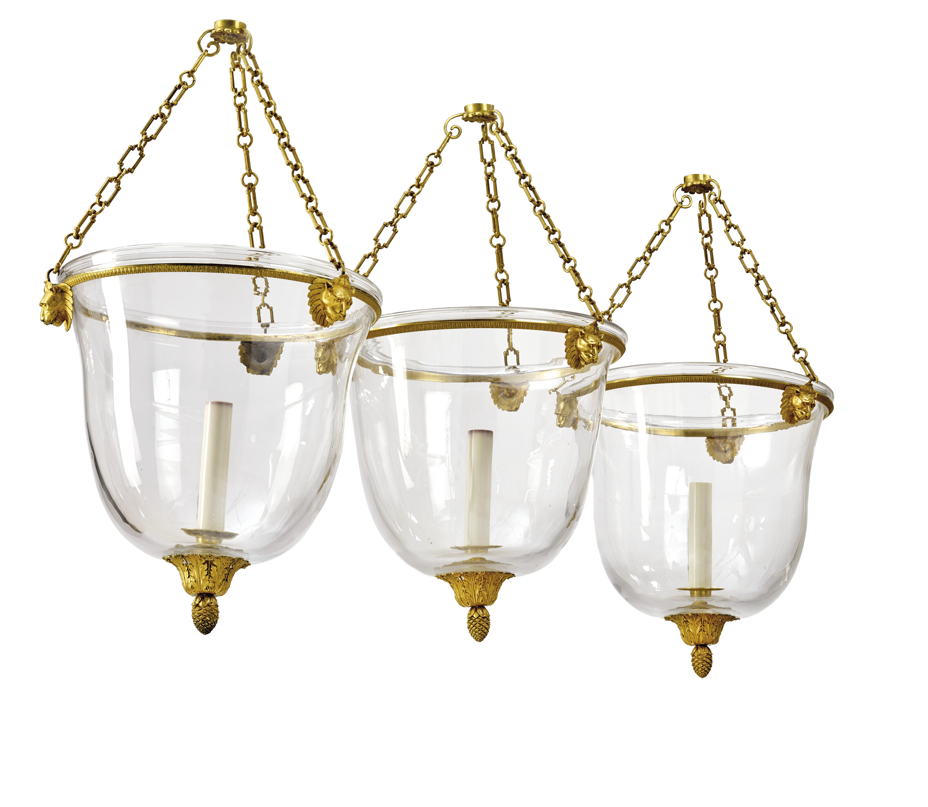 SUITE DE TROIS LANTERNES DE STYLE LOUIS XVI XXE SI CLE Christie s