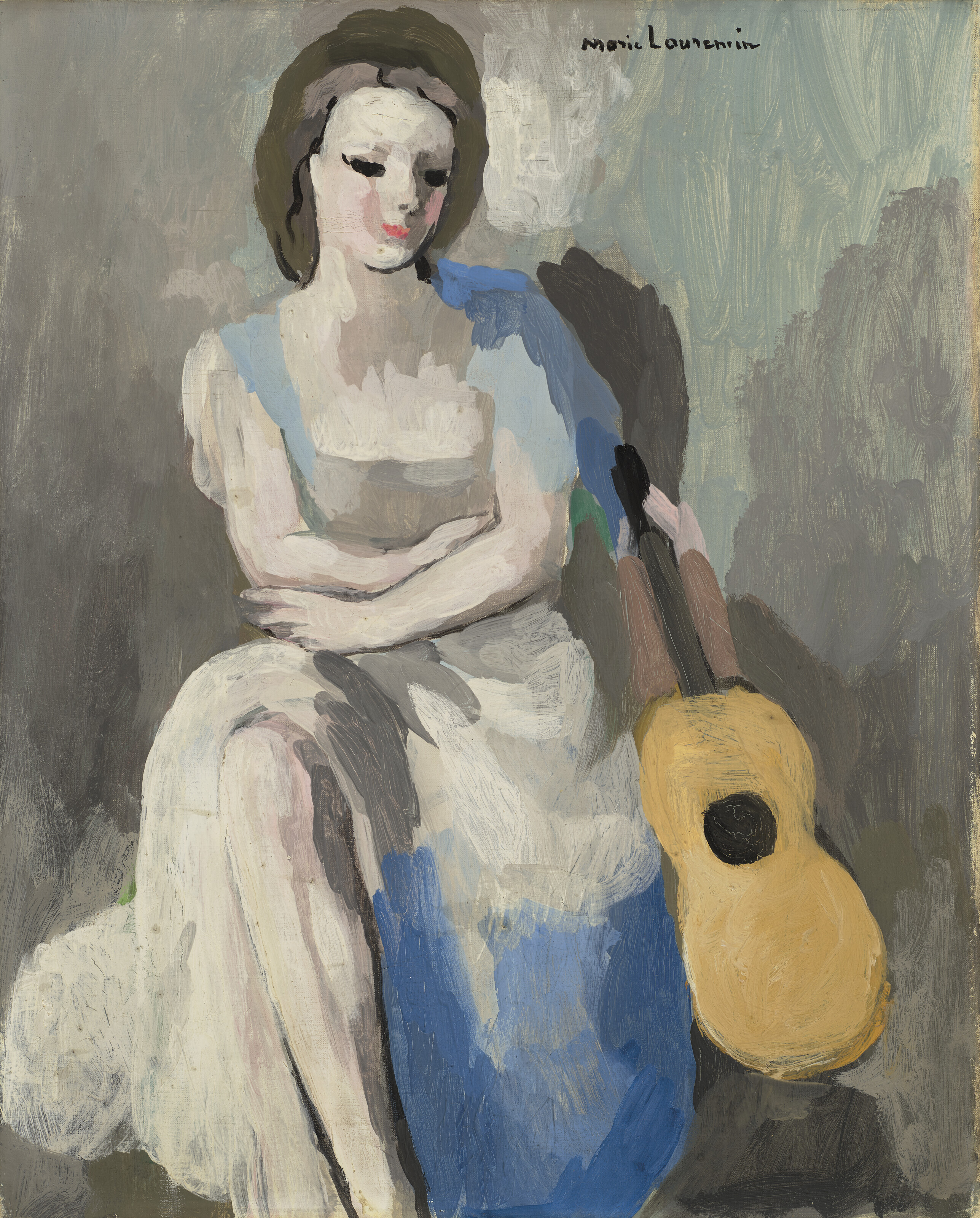 MARIE LAURENCIN (1883-1956) , Jeune Fille à la guitare | Christie