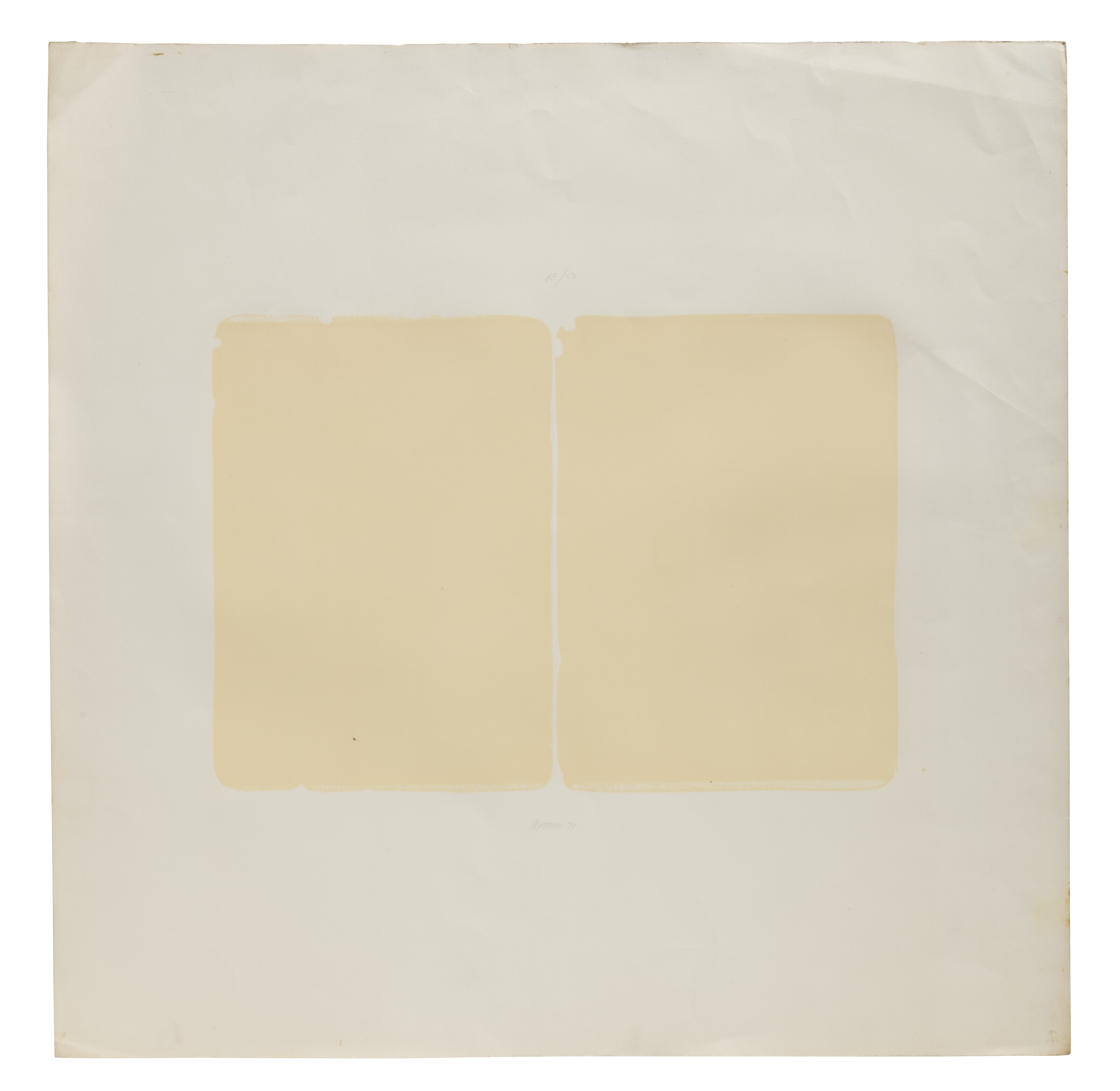 Robert Ryman (1930-2019), Two Stones | Christie’s