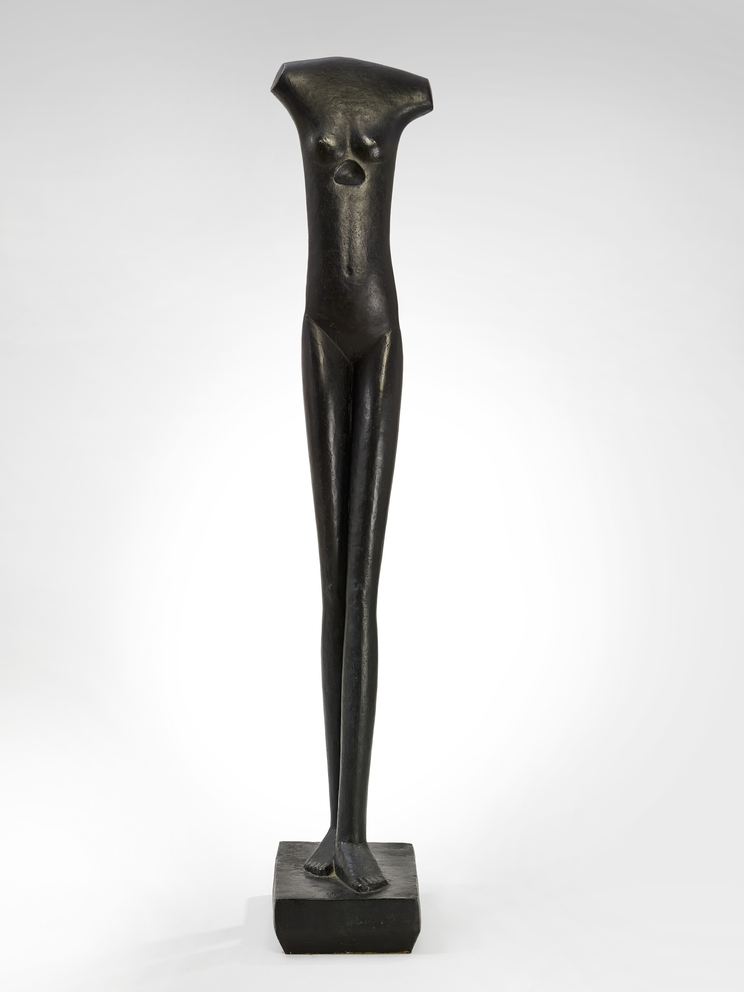 Alberto Giacometti (1901-66), Femme qui marche [I], modelled in 1932-36, cast circa 1955. Bronze with dark brown patina. 59&frac14; in. (150.5 cm) high Sold for &euro;27,169,500 on 14 June 2022 at Christie&rsquo;s in Paris. Artwork: &copy; Succession Alberto Giacometti / DACS 2022