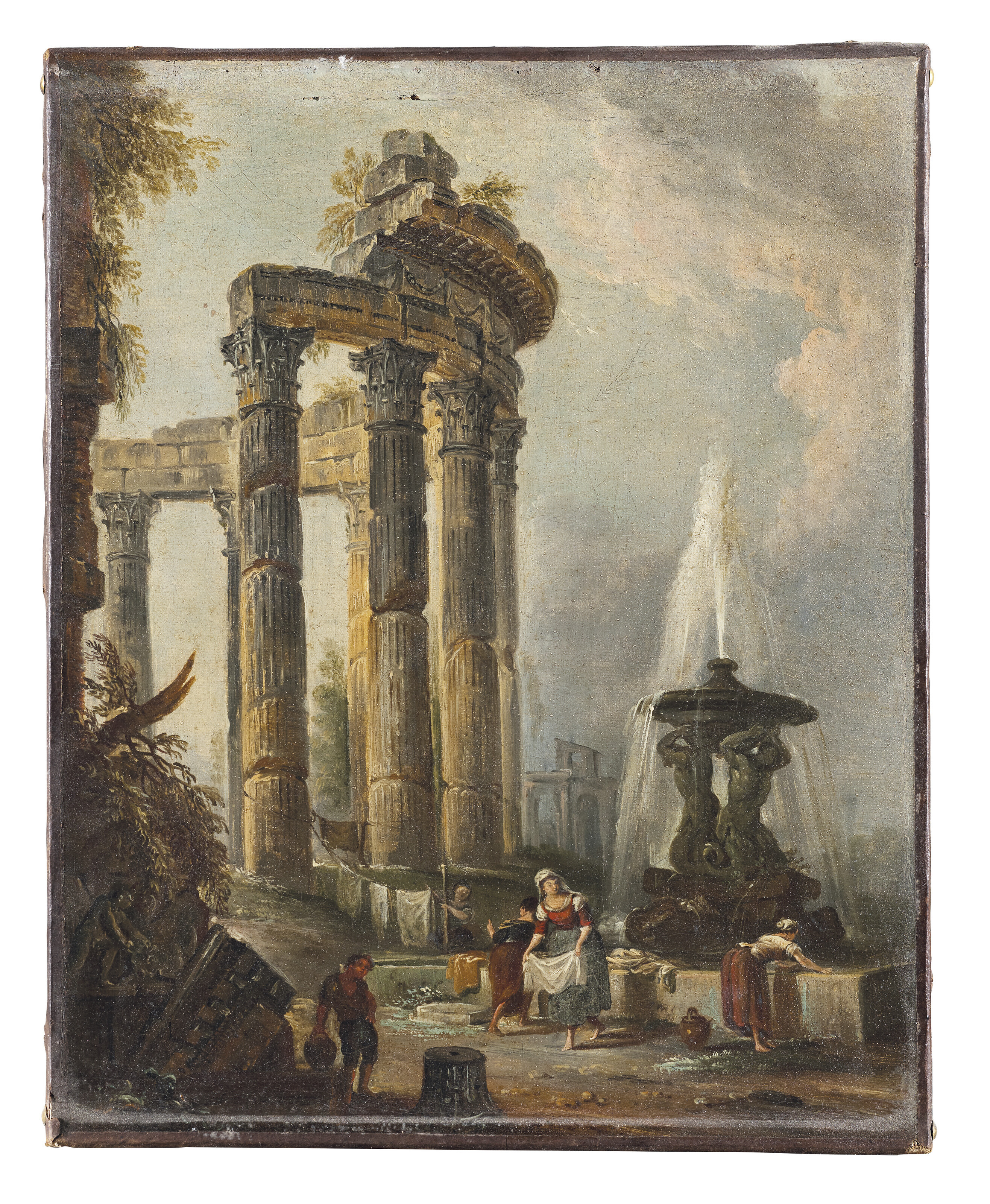 Catalog image of Lavandières près d'un tholos en ruines
