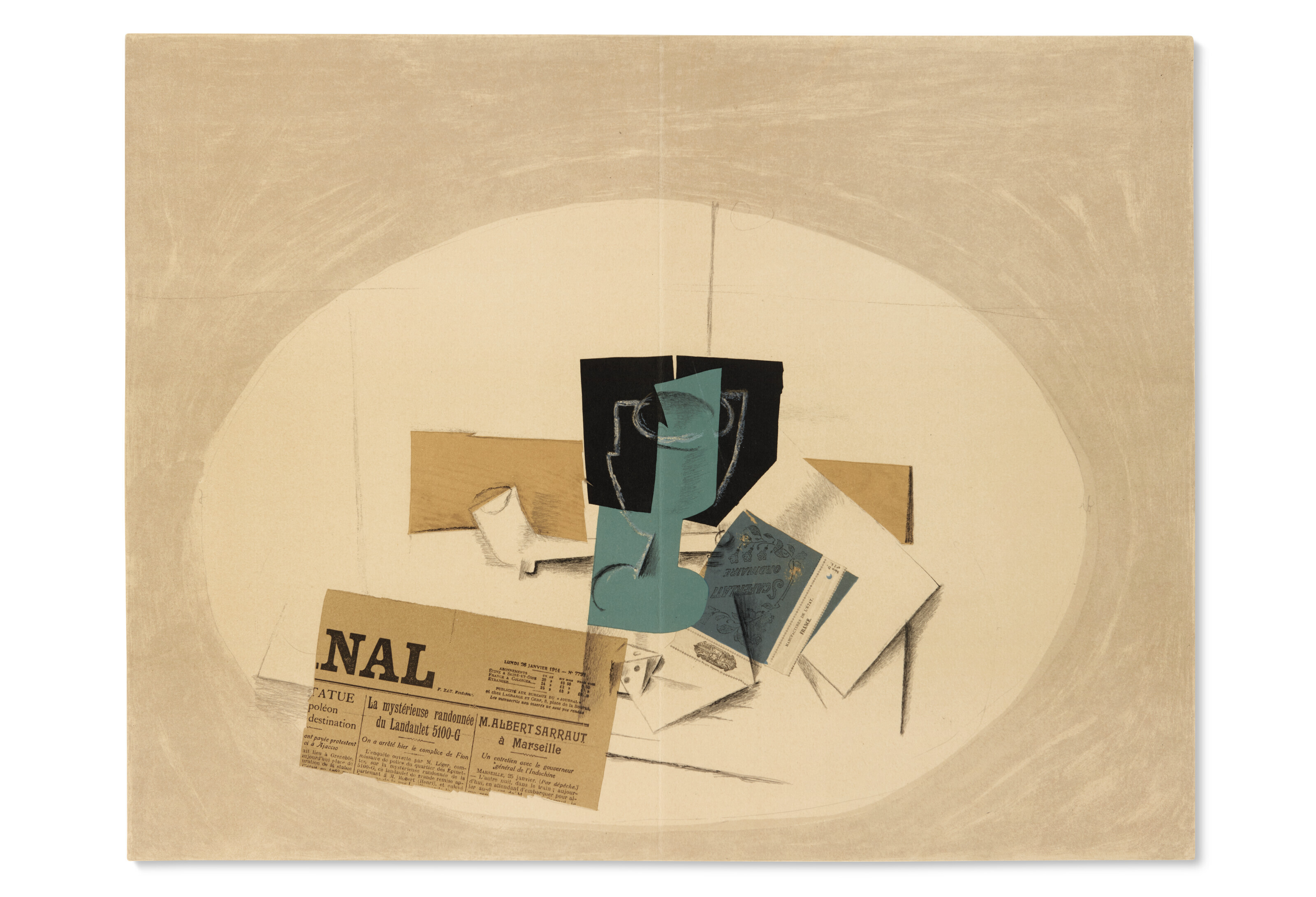 Georges Braque. Papiers collés cubistes