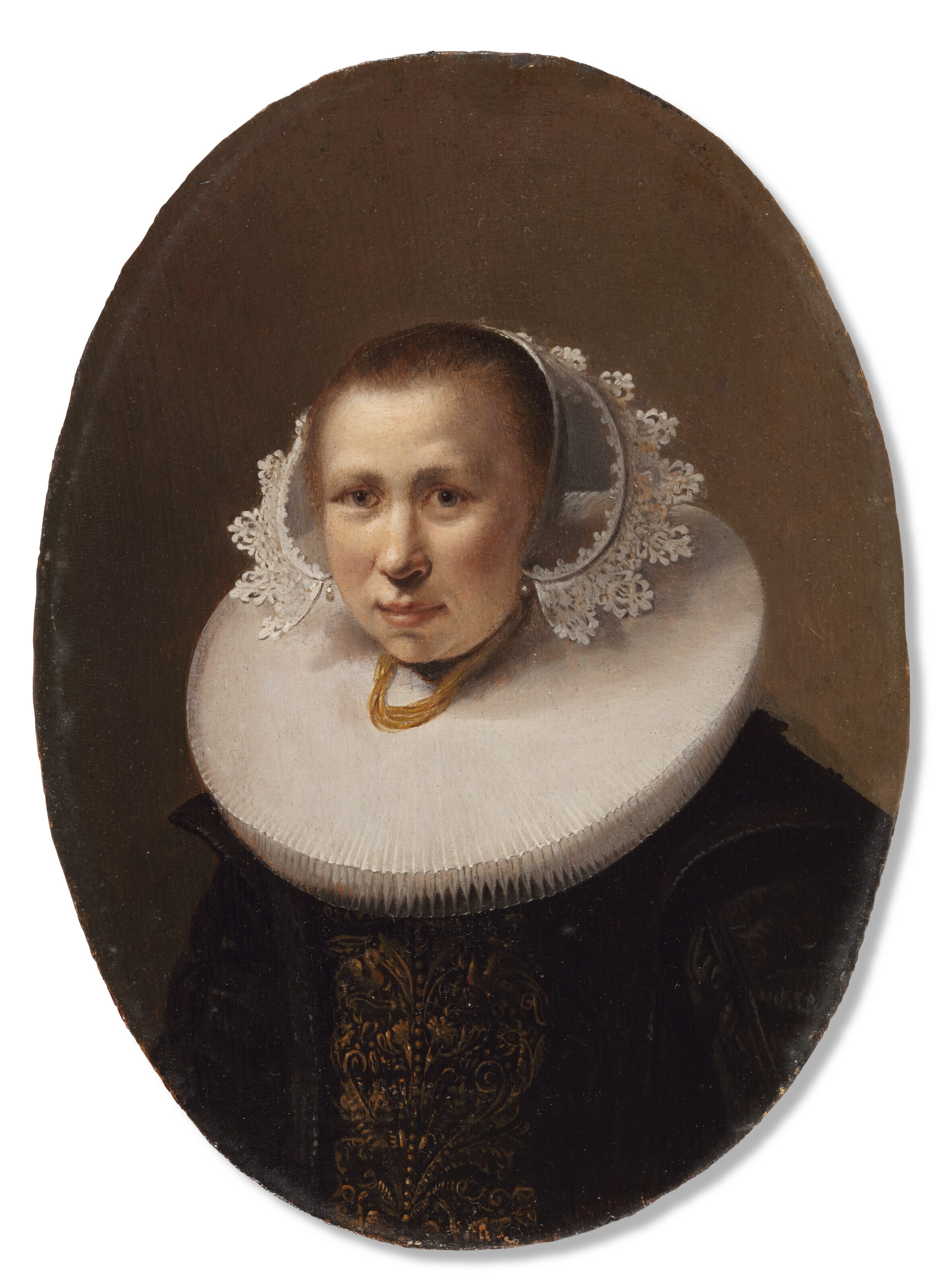 PIETER CODDE (AMSTERDAM 1599-1678), Portrait of a young lady, aged 22 ...