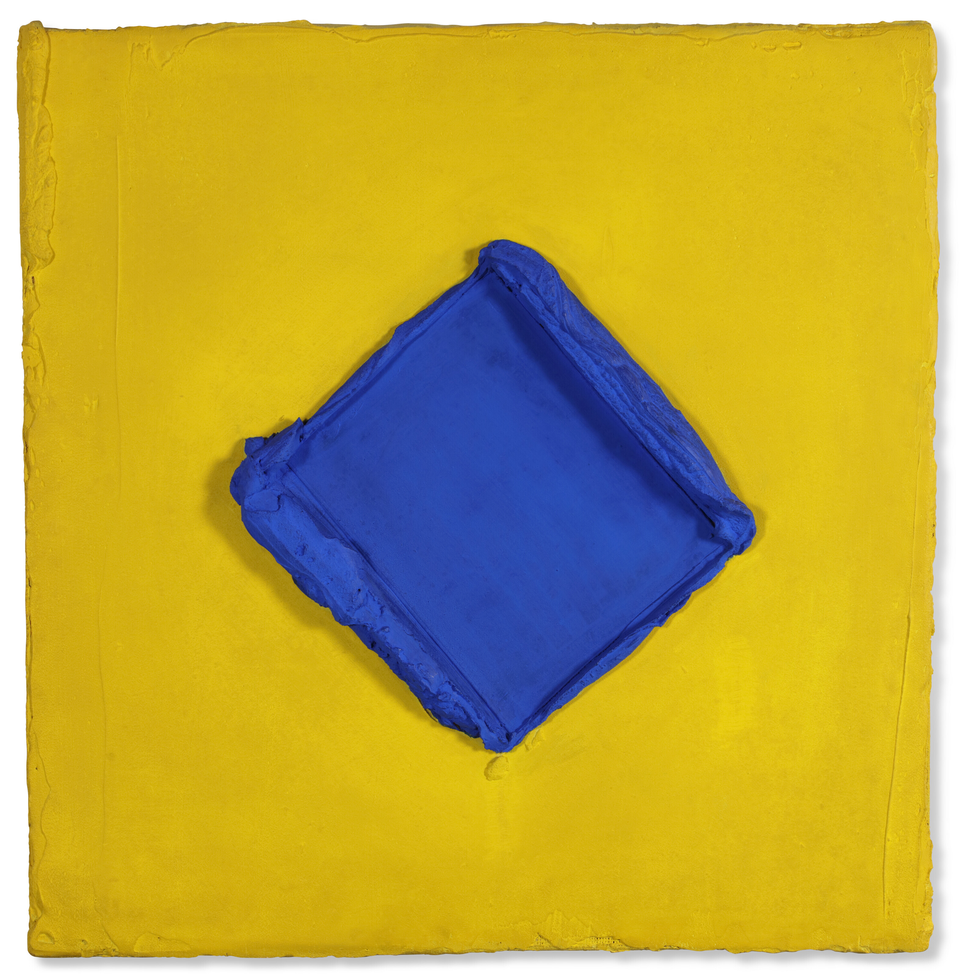 Bram Bogart, Blauwdoorgeel (Blue through Yellow), 1966, sold for €50,400 on 21 November 2023 at Christie's Online