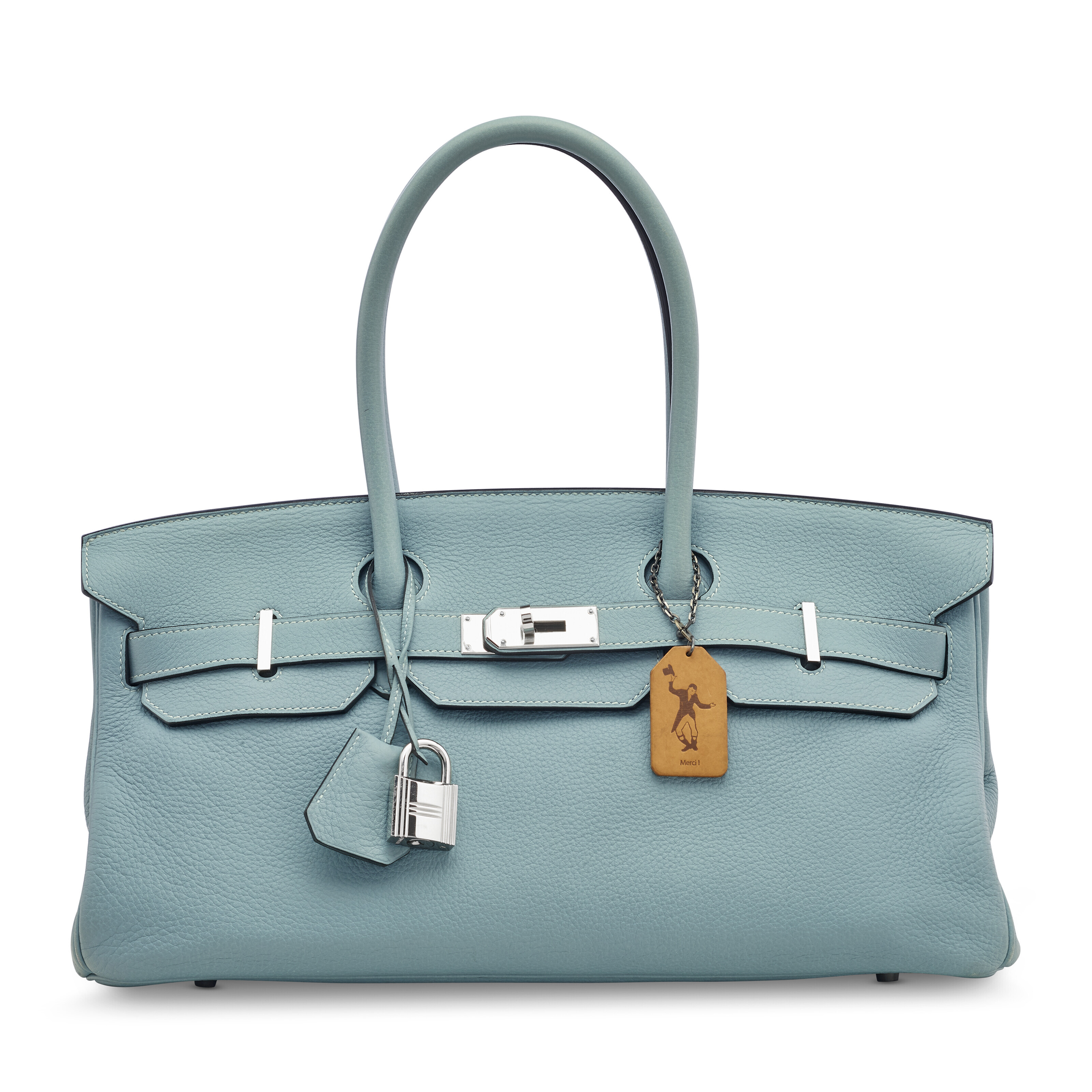 史上最も激安 JPG LEATHER CLÉMENCE CIEL A SHOULDER WITH 42 BIRKIN トートバッグ
