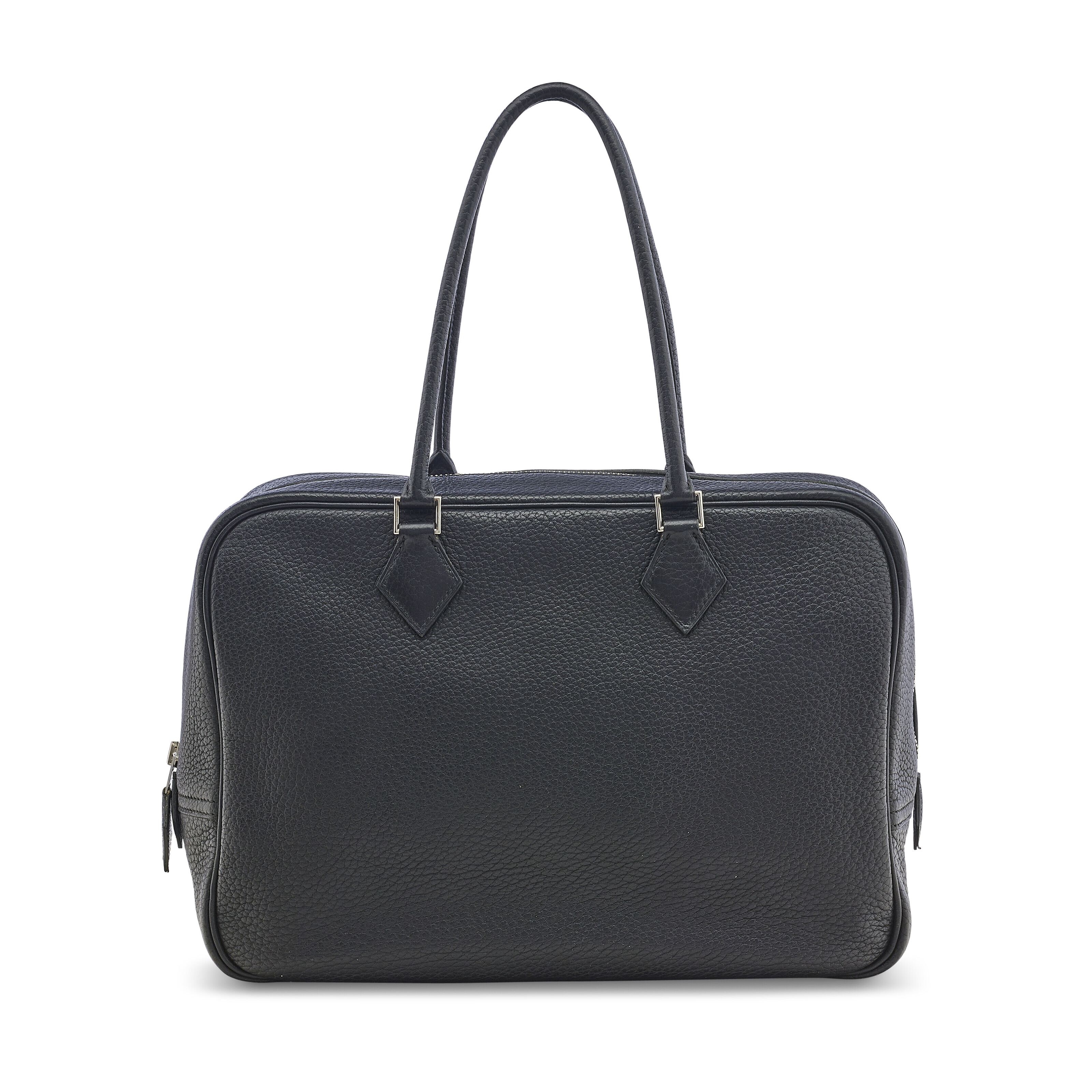 A BLACK CALF BOX LEATHER & ROUGE H EPSOM LEATHER LORRAINE 30 WITH