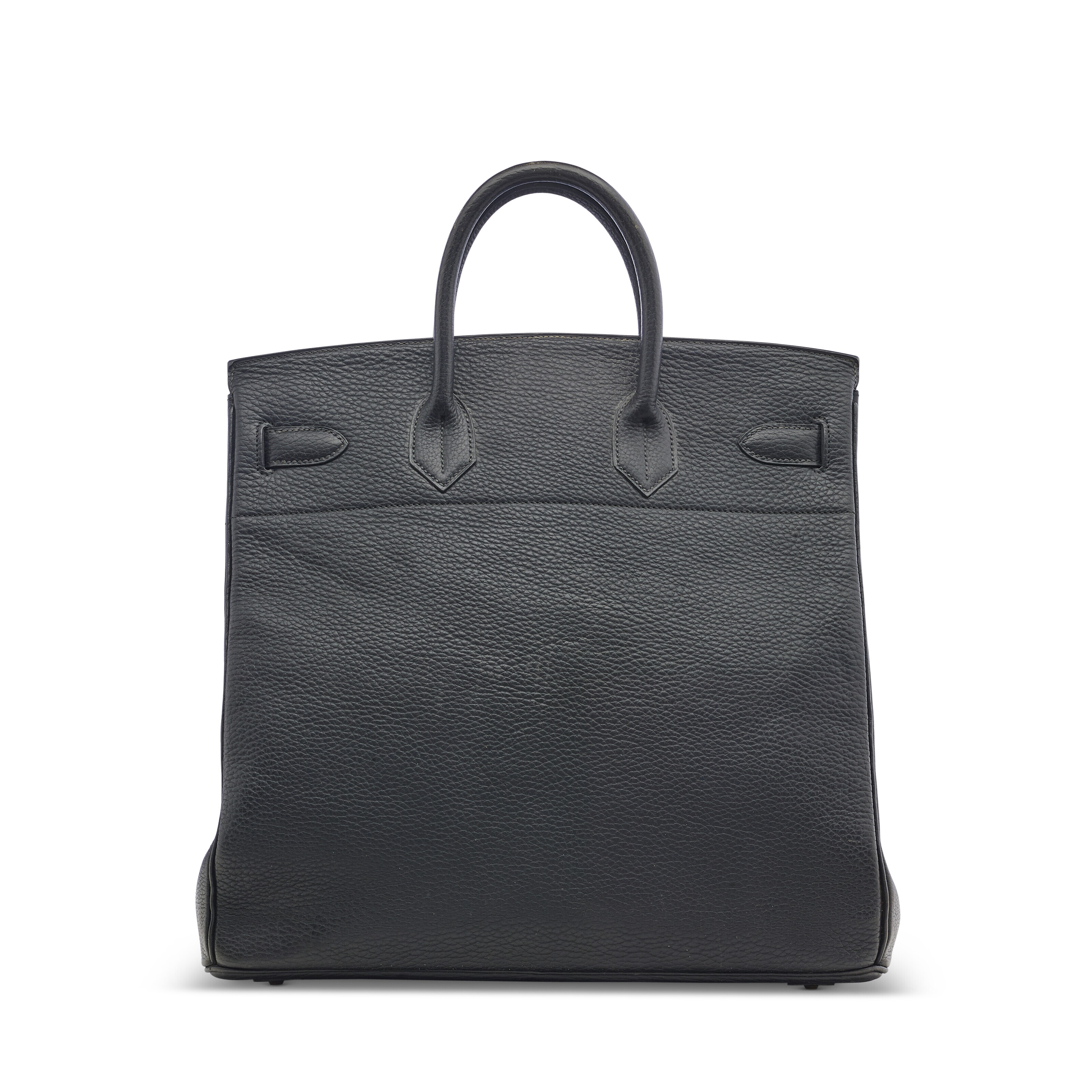 A BLACK FJORD LEATHER HAC BIRKIN 40 WITH GOLD HARDWARE, HERMÈS