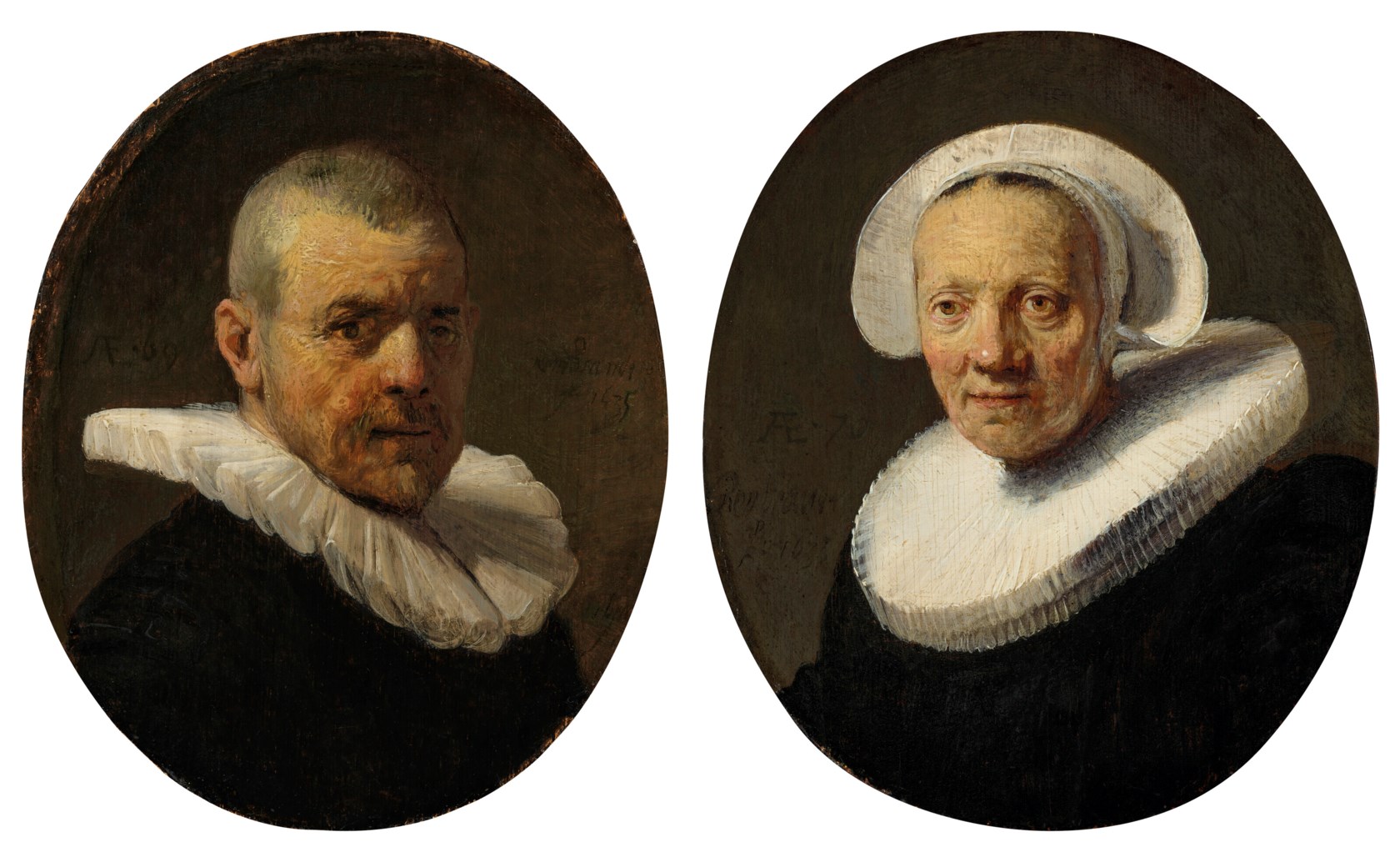 REMBRANDT HARMENSZ. VAN RIJN (LEIDEN 1606-1669 AMSTERDAM), Portrait of ...