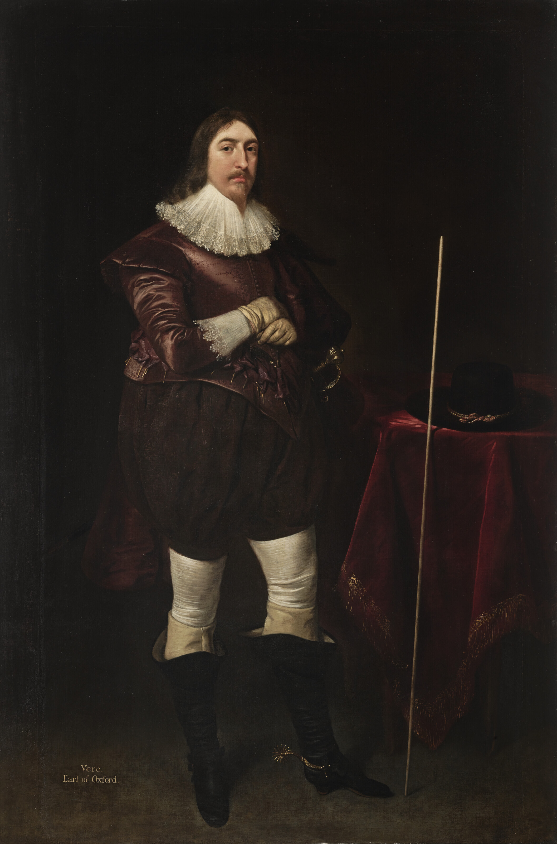 Daniel Mytens the Elder, Portrait of Henry de Vere, 18th Earl of Oxford KB, offered in Ombersley Court: The Collection of Lord and Lady Sandys on 29 November 2023 at Christie's in London