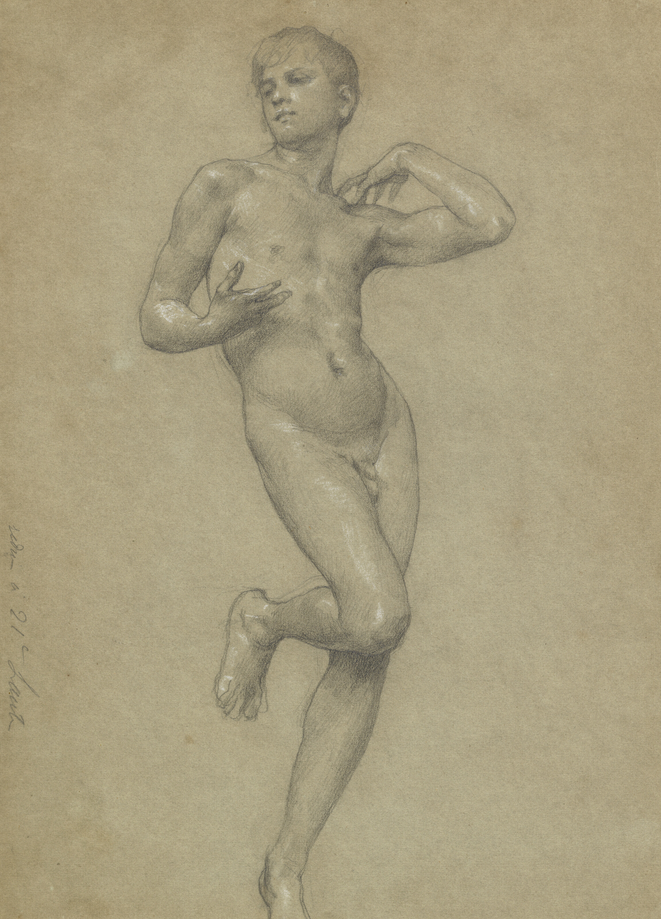Study of a nude youth