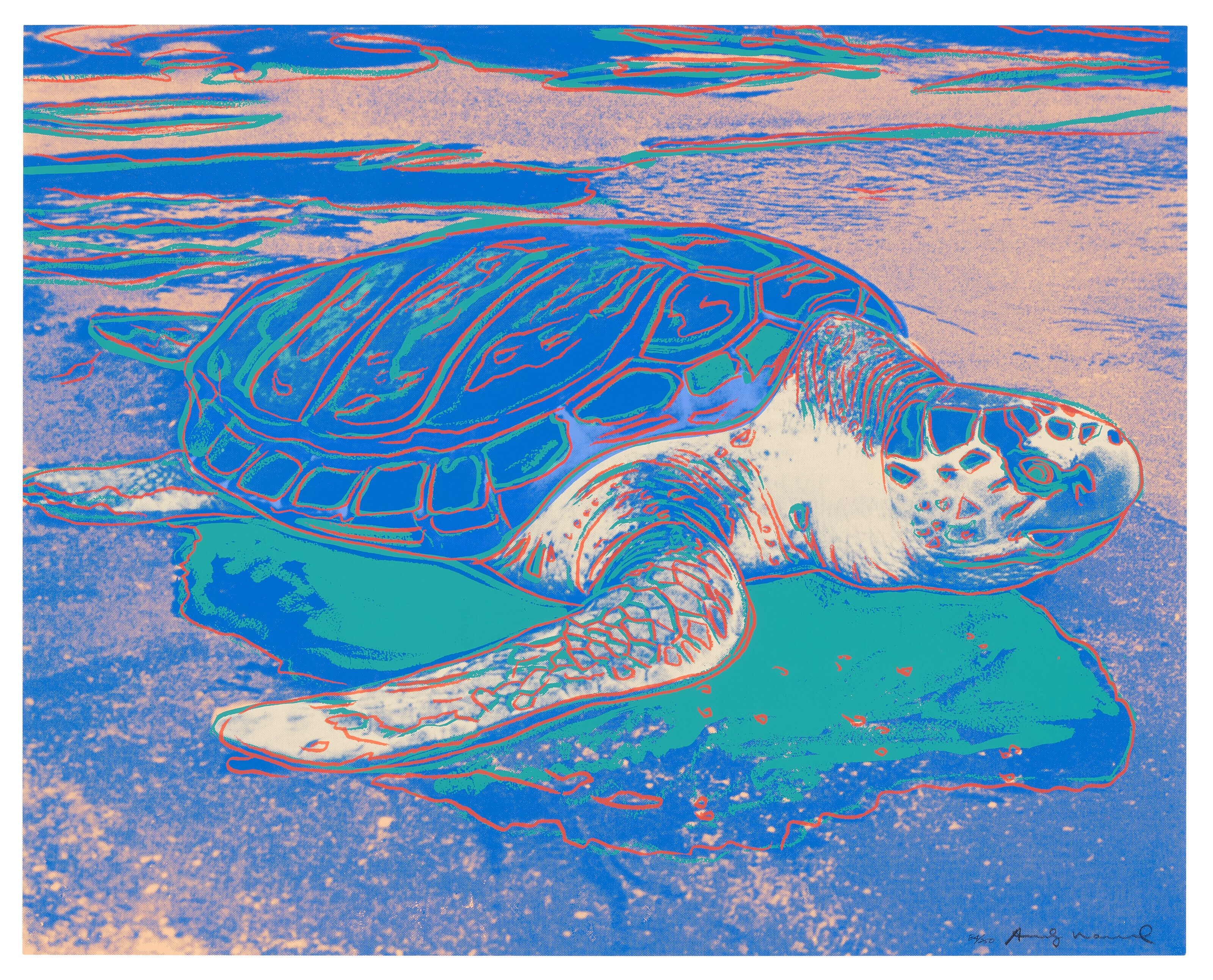 ★Original ART ‘Turtle’ ANDY WARHOL (1928-1987), Turtle | Christie's