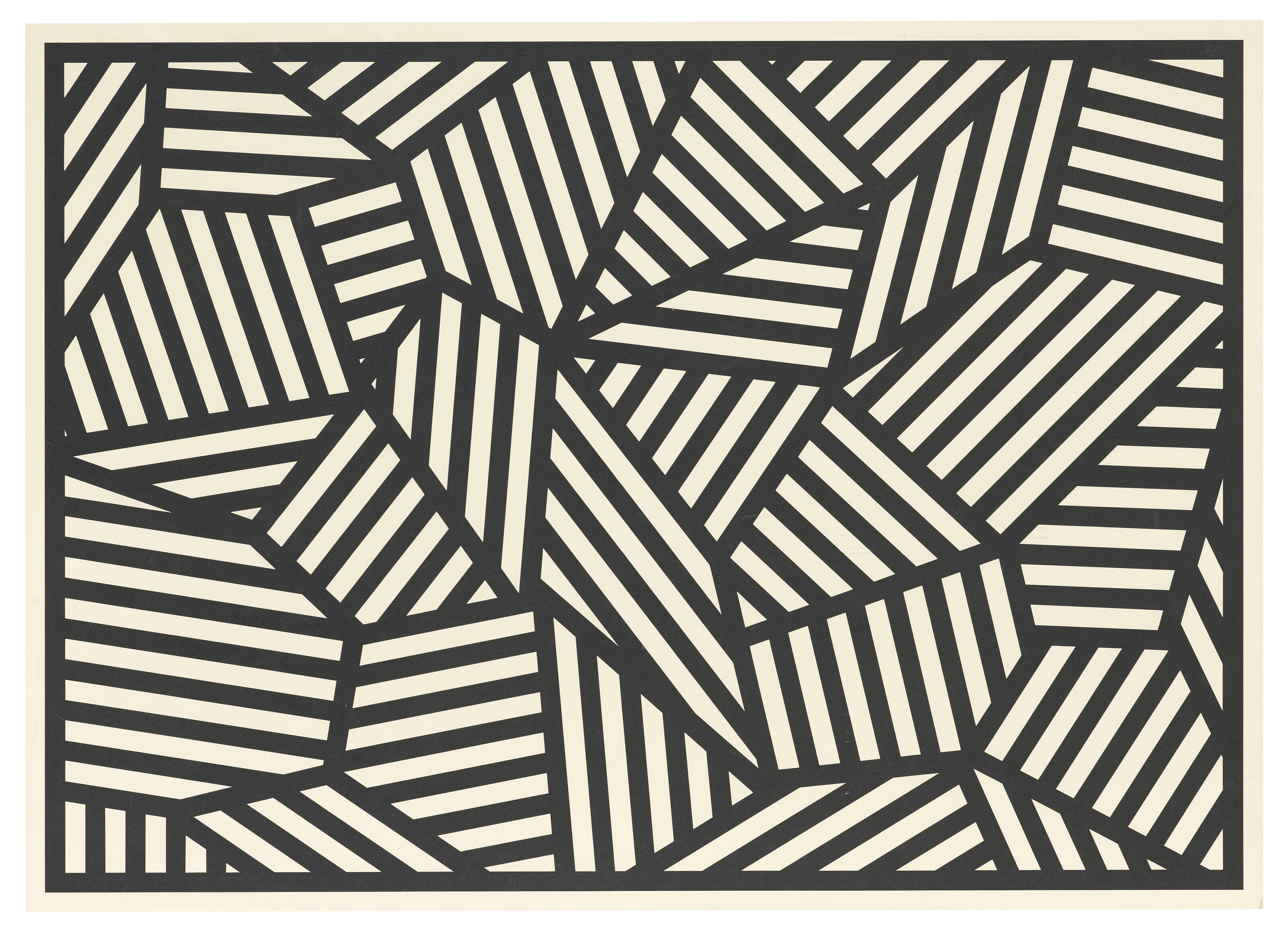 Catalog image of Complex Form with Black and White Bands