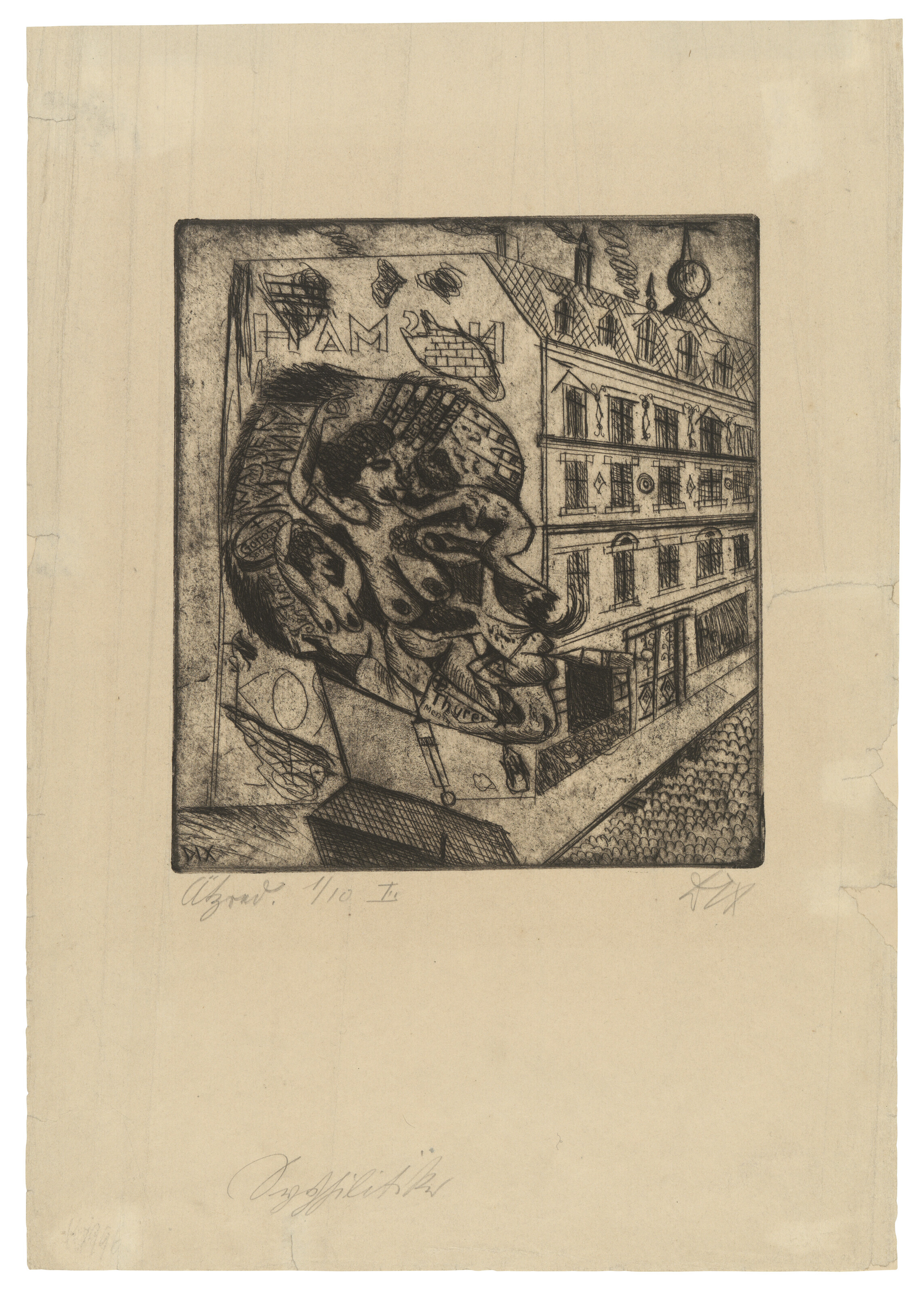 OTTO DIX (1891-1969), Syphilitiker, from: Radierwerk II | Christie's