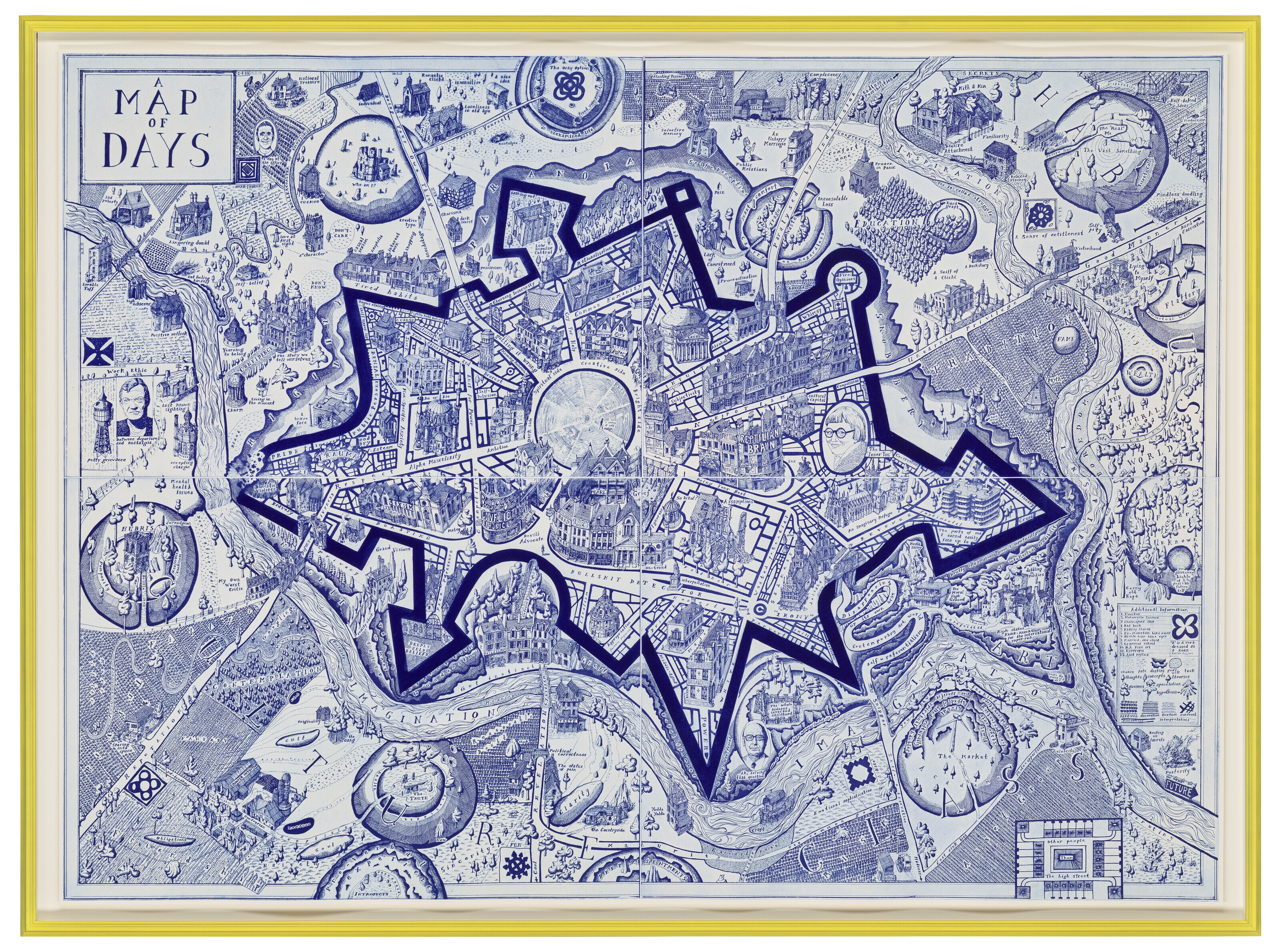Catalog image of A Map of Days (Blue)