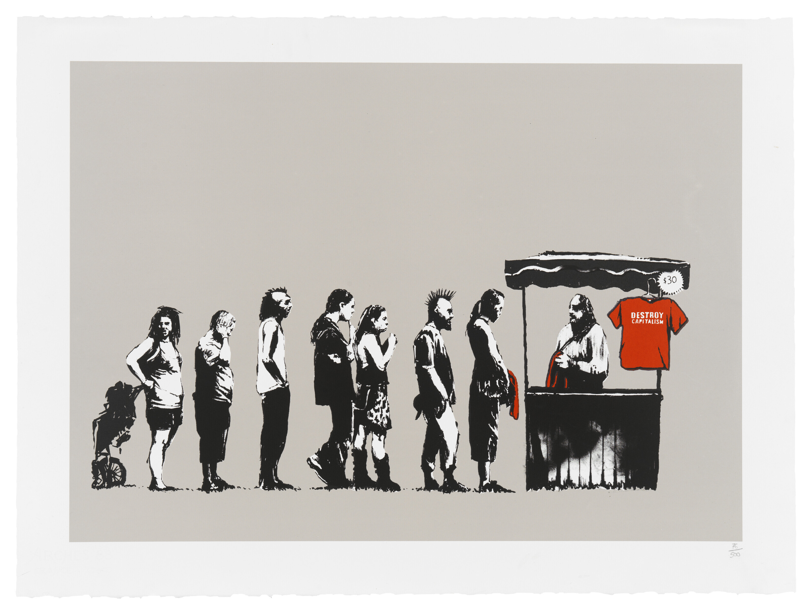 BANKSY, Festival (Destroy Capitalism) (LA Edition) | Christie's