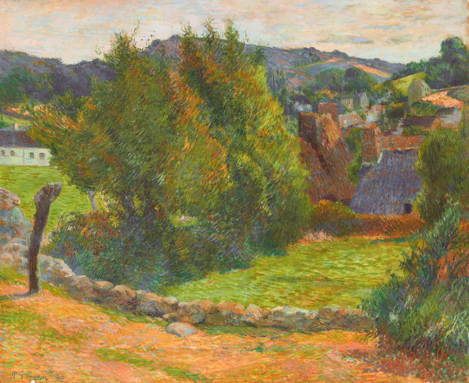 PAUL GAUGUIN (1848 1903) La Montagne Sainte Marguerite vue des