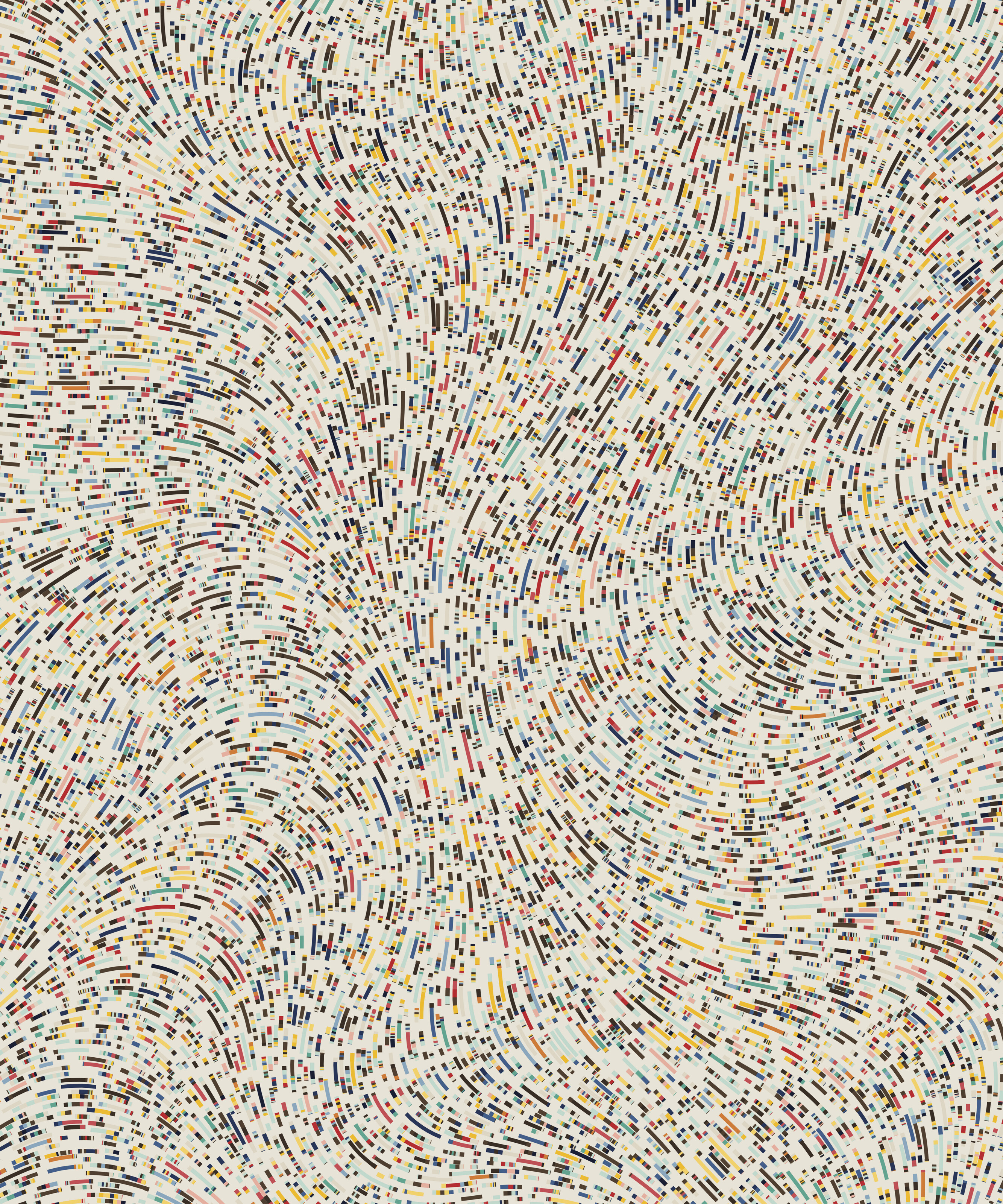 Tyler Hobbs (b. 1987), Fidenza #724, 2021. Minted on 11 June 2021, this work is unique and accompanied by a non-fungible token. Archival digital pigment print on paper. Jpeg: 2,000 x 2,400 pixels. Print: 49&frac34; x 41⅞ in (126.5 x 106.4 cm). Sold for &pound;365,400 on 28 February 2023 at Christie&rsquo;s in London