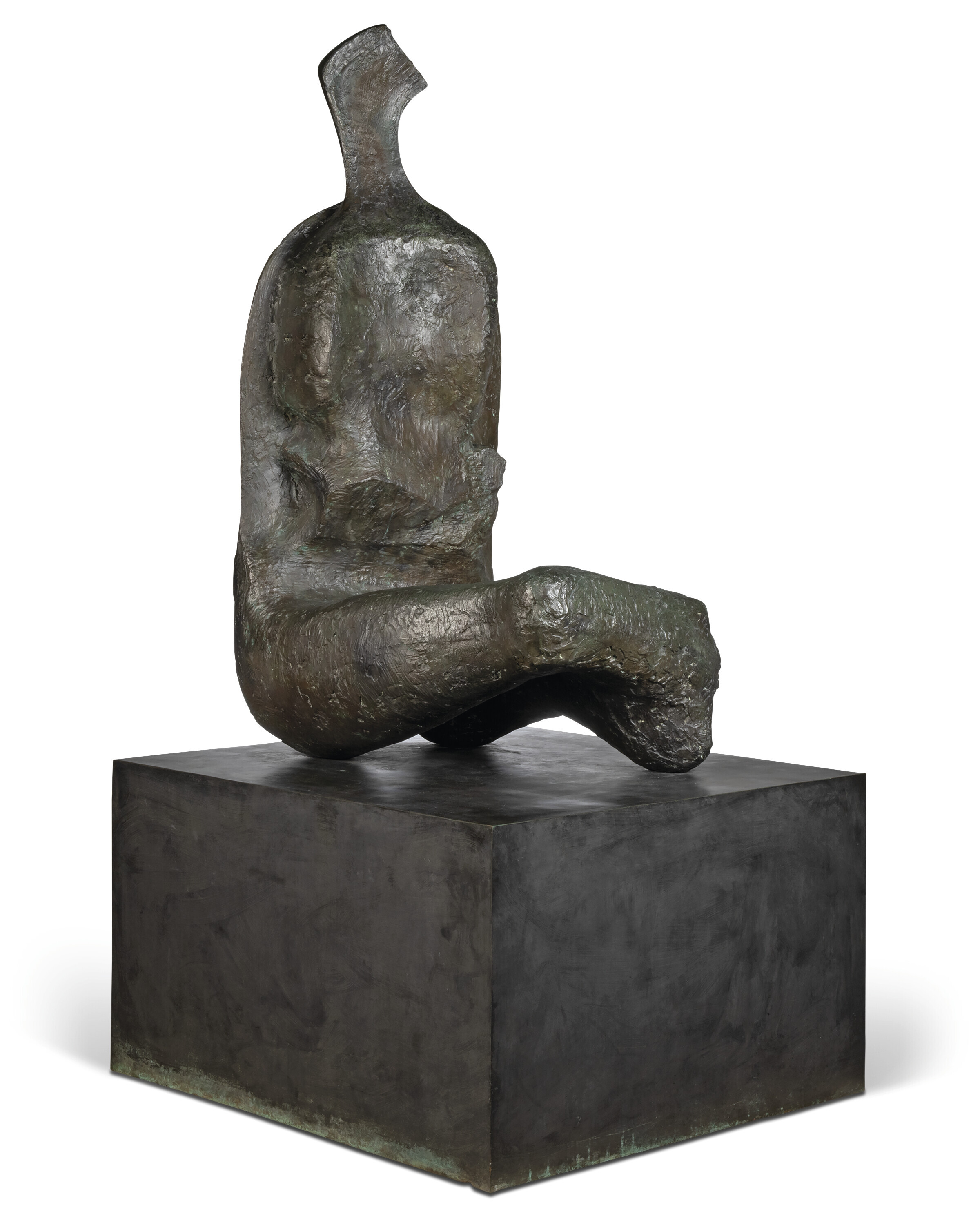 Seated Woman: Thin Neck 