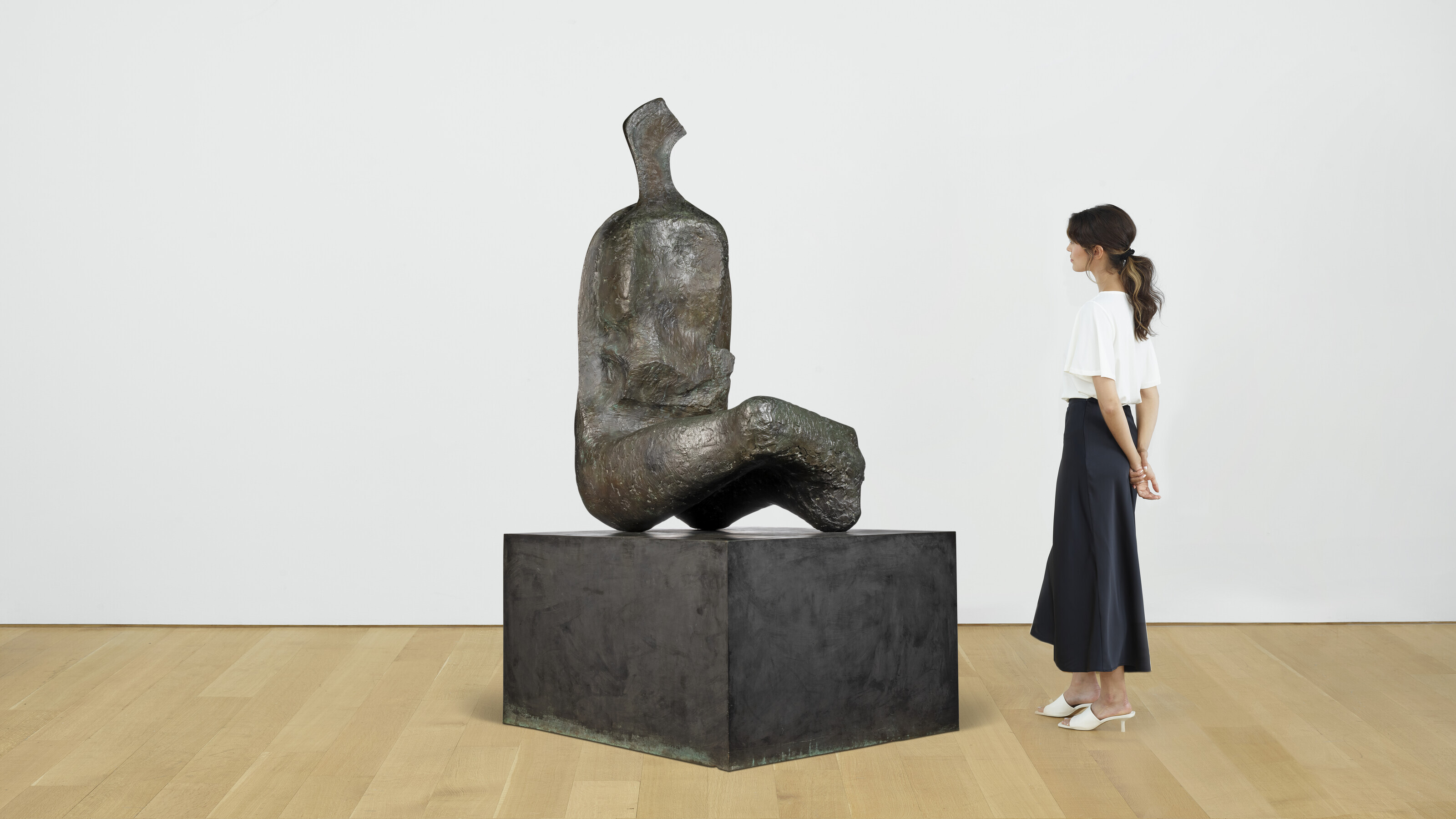 HENRY MOORE (1898-1986), Seated Woman: Thin Neck | Christie's