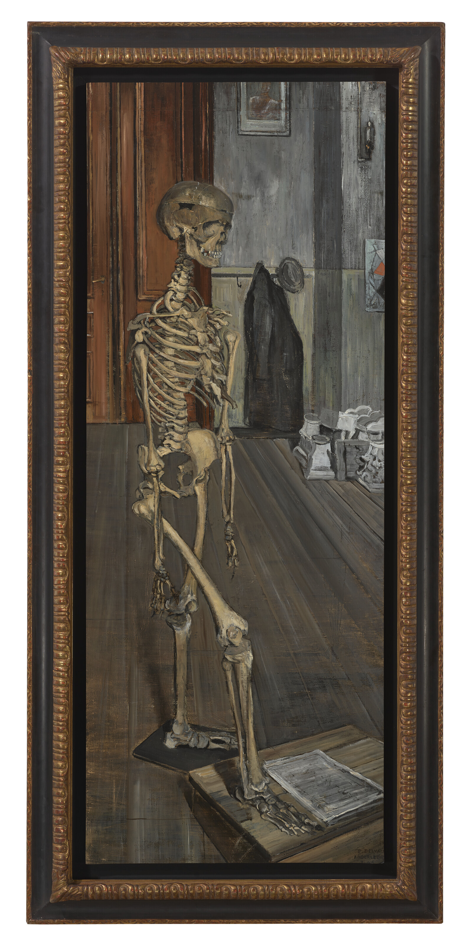 Paul Delvaux、L'Appel de la Nuit、超希少画集より 絵画