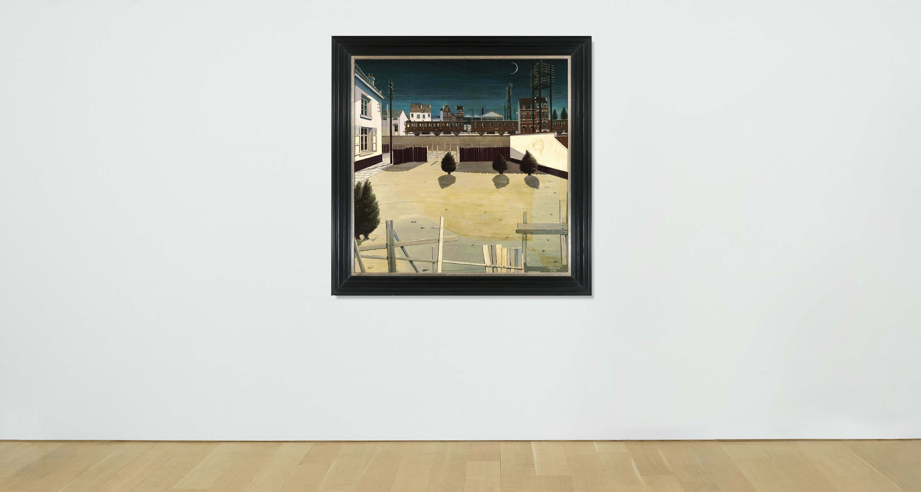 Paul Delvaux、LES DEUX AGES、画集画、新品額装付 Paul Delvaux、LES DEUX AGES、画集画、新品額装付 Paul Delvaux