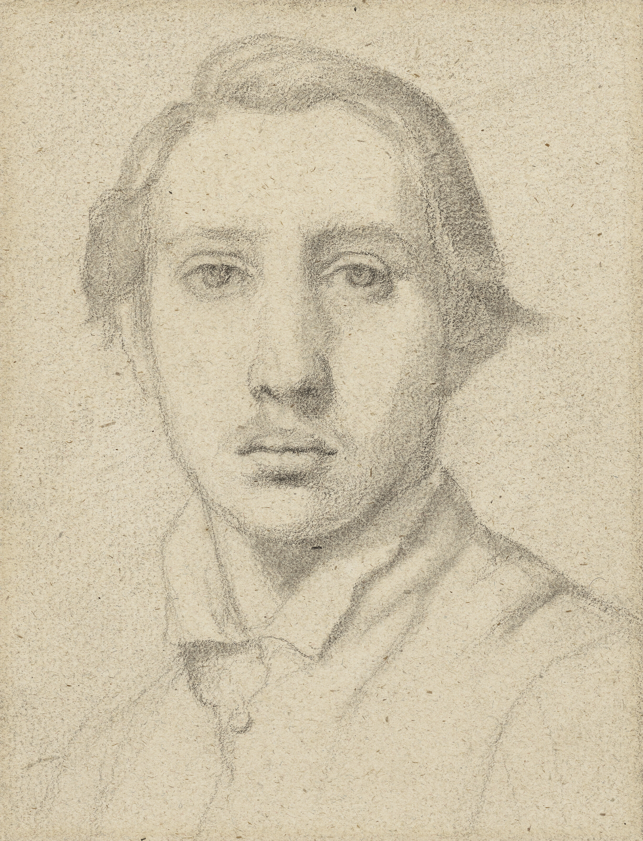 Edgar Degas (1834-1917), Autoportrait, vers sa vingt-et-uni&egrave;me ann&eacute;e, circa 1855. Pencil on paper. 5&frac12; x 4&frac14; in (14.1 x 10.8 cm). Sold for &pound;554,400 on 28 June 2023 at Christie&rsquo;s in London