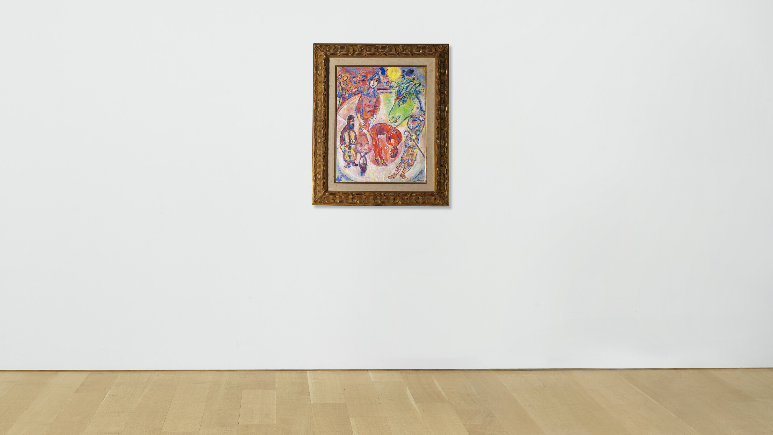 MARC CHAGALL (1887-1985), Arlequin à la lune jaune | Christie's