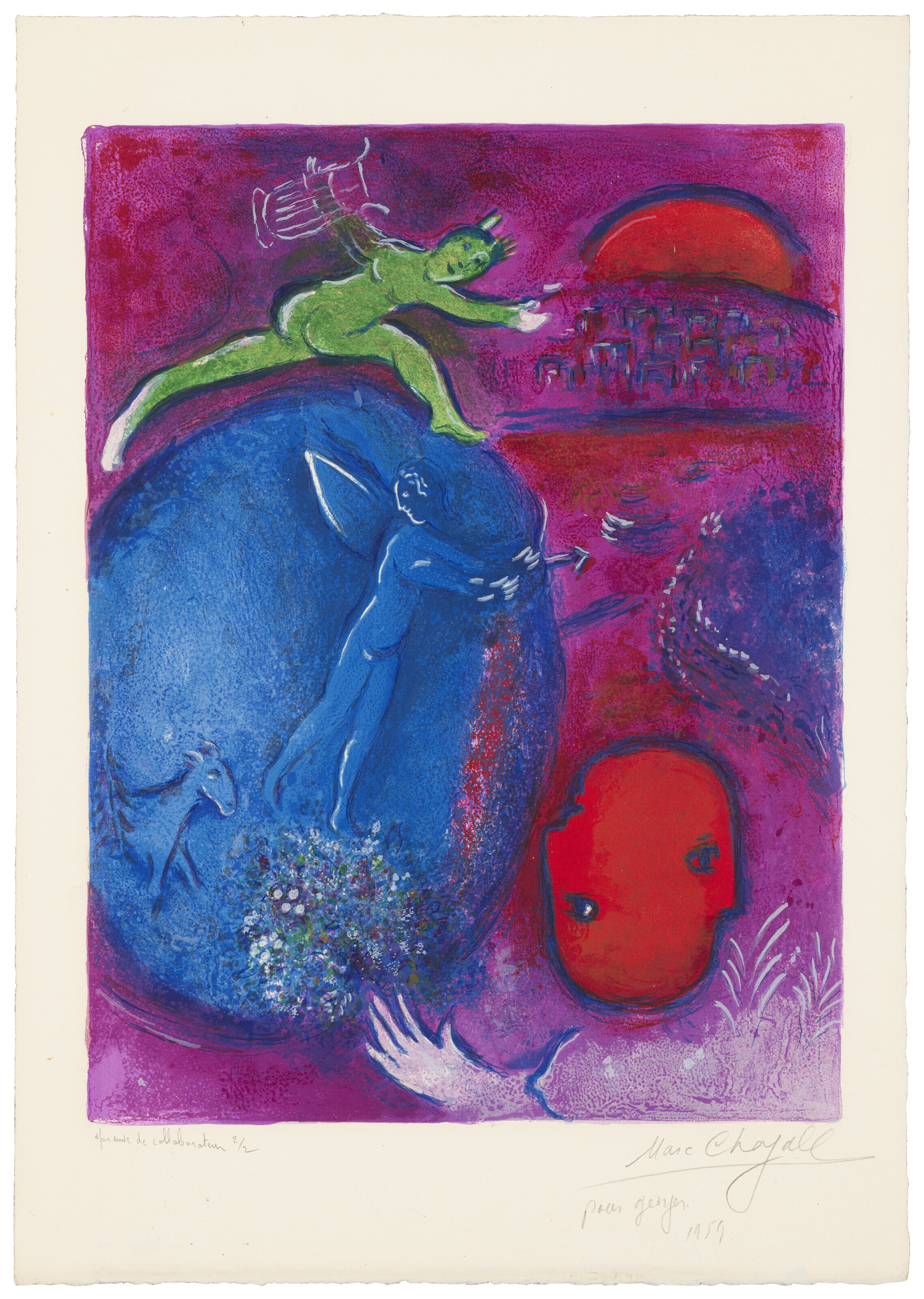 MARC CHAGALL (1887-1985), Daphnis et Chloé | Christie's
