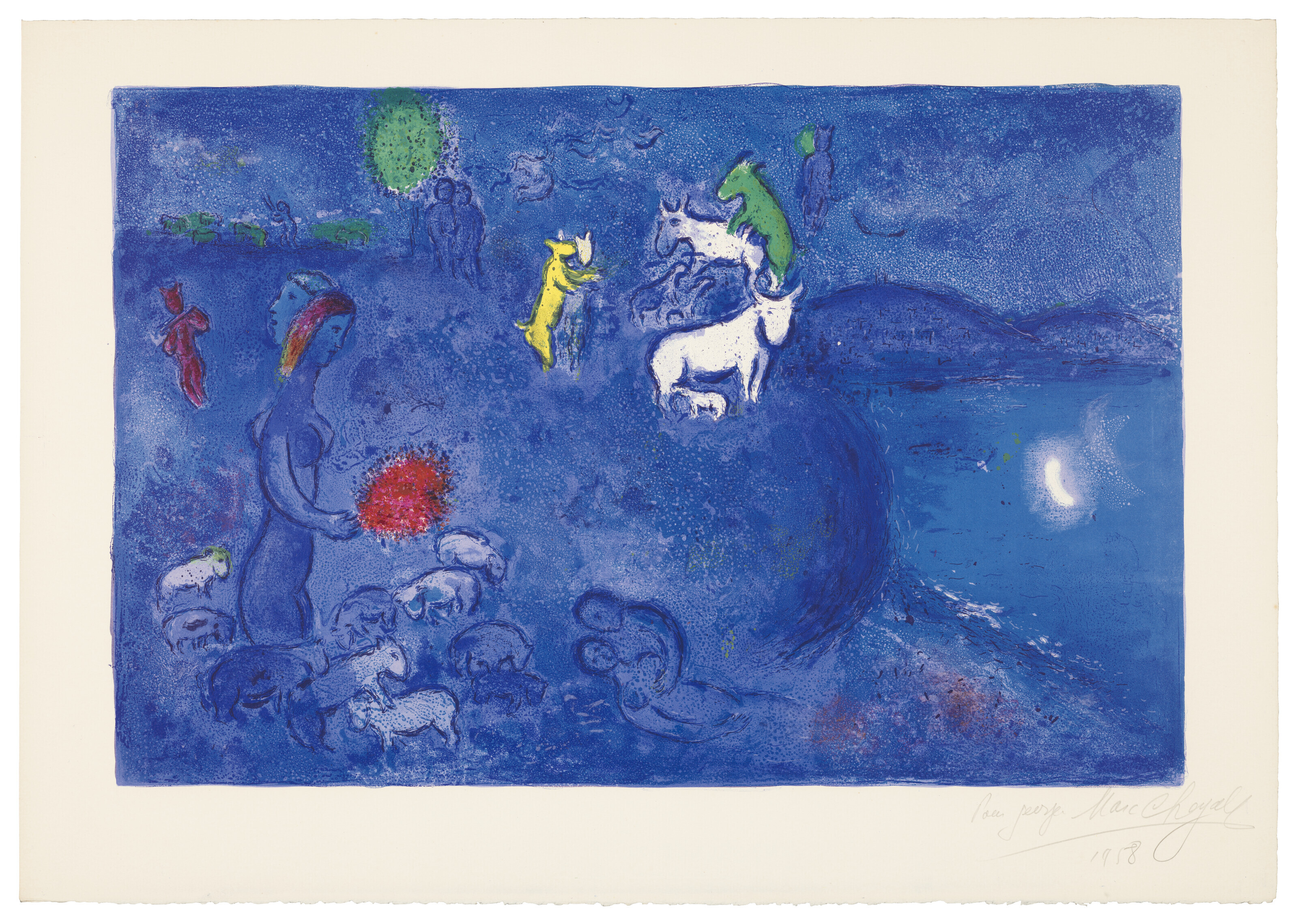 Marc Chagall、Daphnis And Chloe（9） MARC CHAGALL (1887-1985), Daphnis et Chloé | Christie's