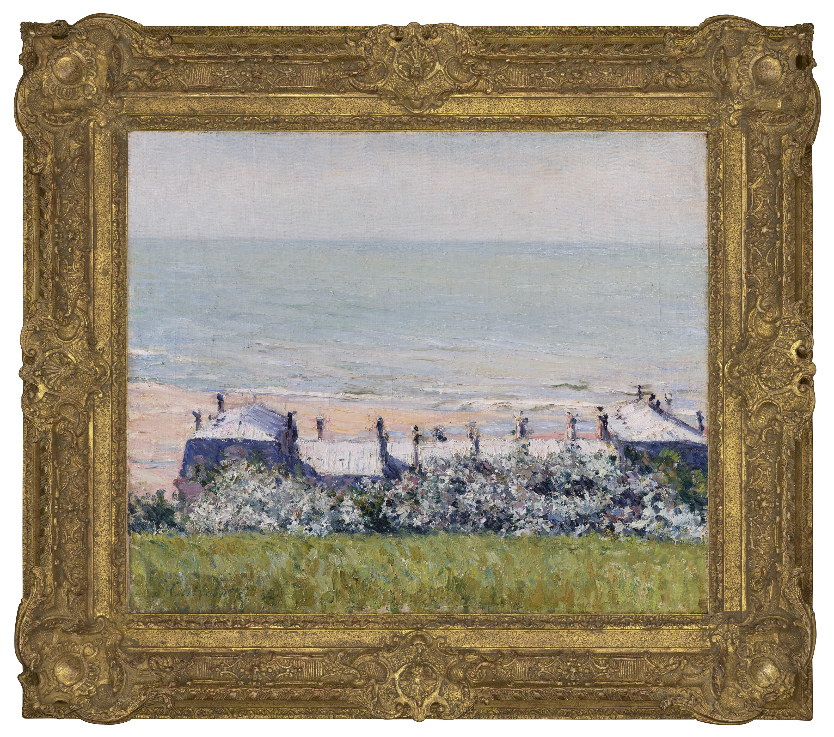 GUSTAVE CAILLEBOTTE (1848-1894), Les toits de l'Hôtel des Roches
