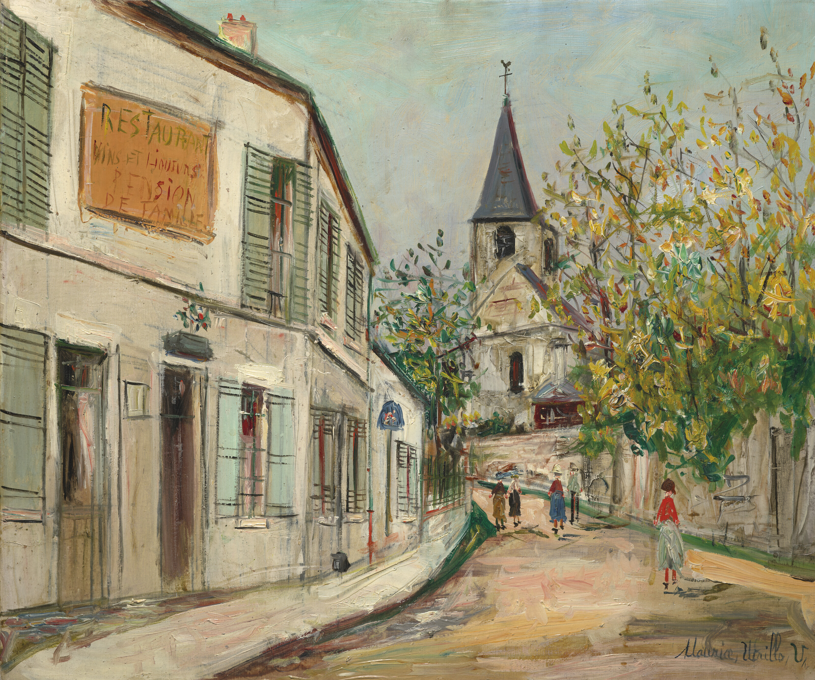 MAURICE UTRILLO (1883-1955), Église des Vaux-de-Cernay | Christie's