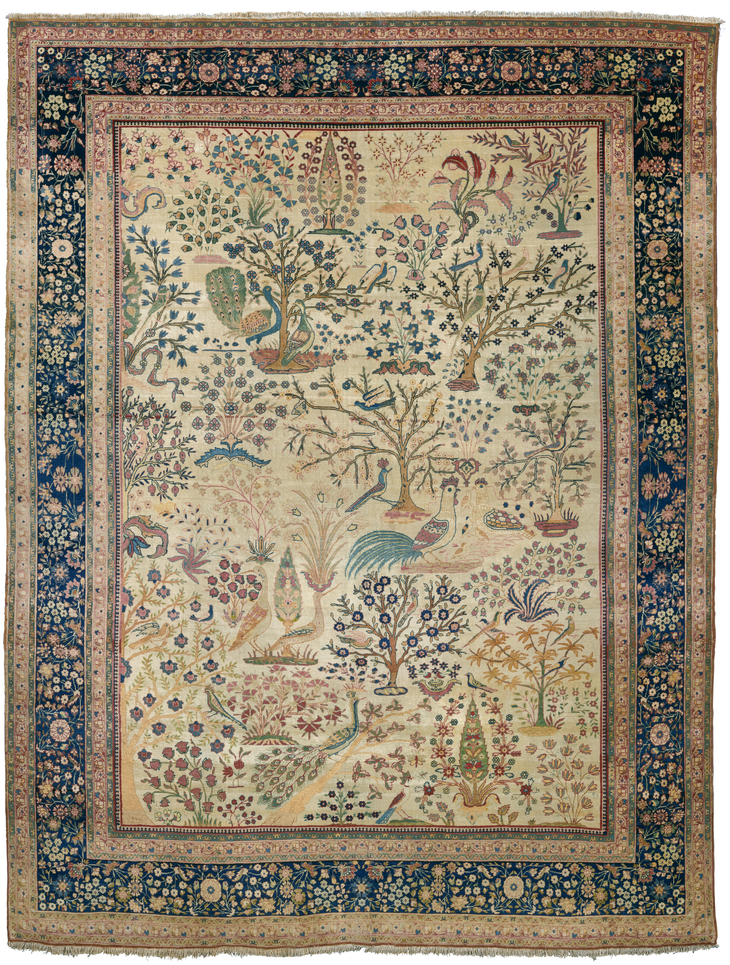 A Kashan &lsquo;Mohtasham&rsquo; carpet, central Persia, circa 1890. 10 ft x 7 ft 9 in (304 x 236 cm). Estimate: &pound;30,000-50,000. Offered in Art of the Islamic and Indian Worlds Including Oriental Rugs and Carpets on 27 April 2023 at Christie&rsquo;s in London