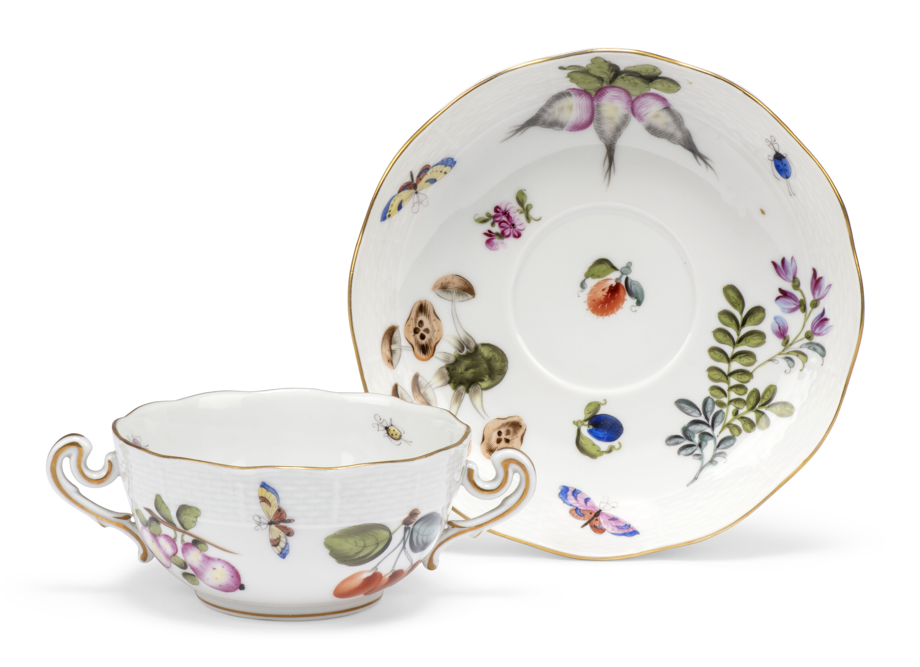 HEREND パーティープレート ヘレンド パーティートレイ ウィーンのバラ プレート 洋食器